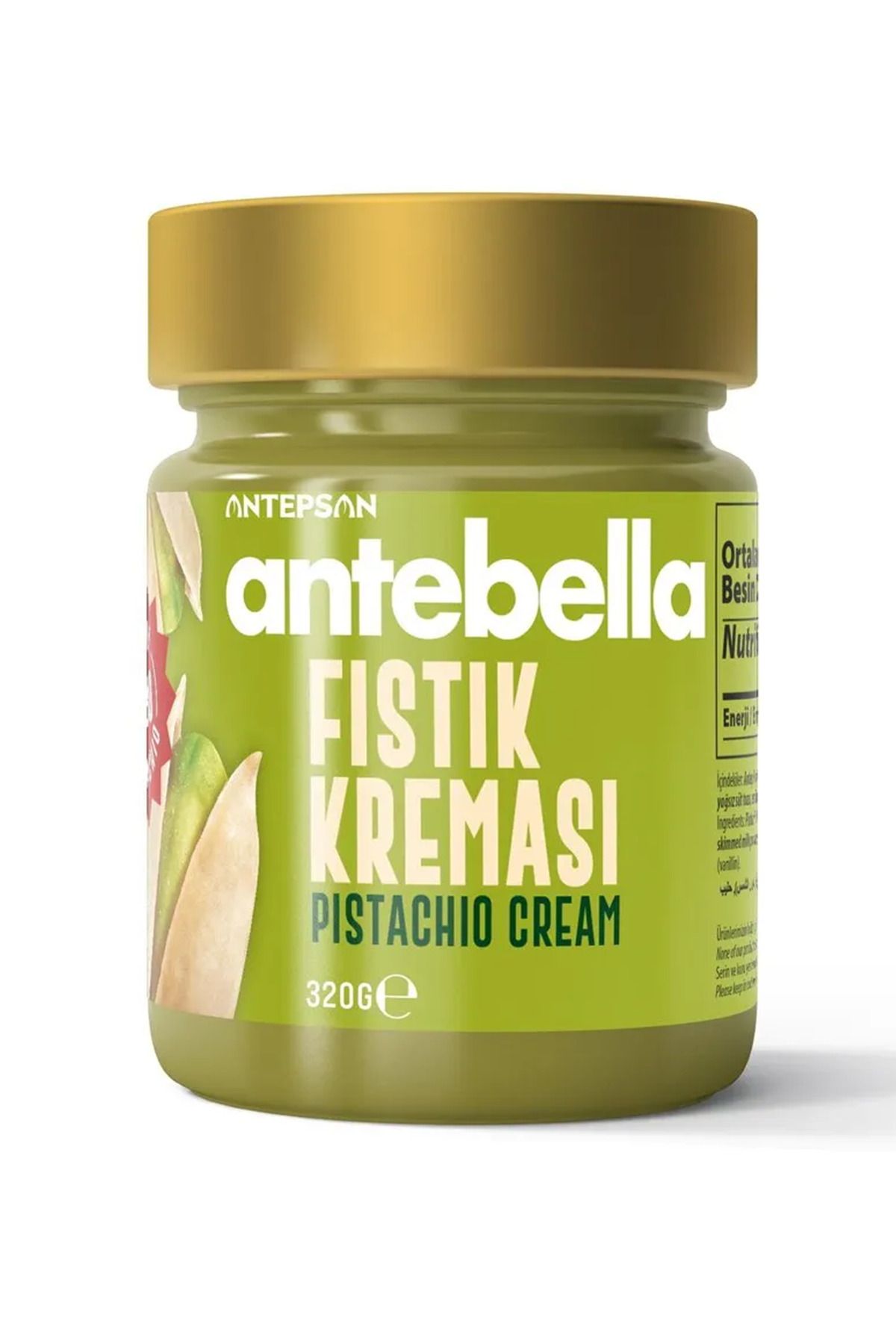 Antebella Antep Fıstık Kreması 320 G - Antep Fıstığı Kreması