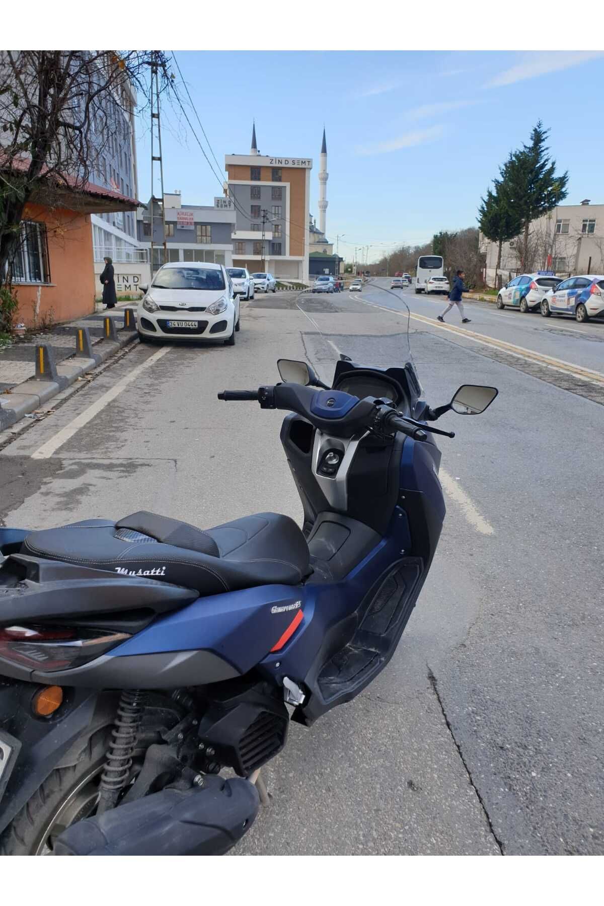Musatti Glamaro Max 125 Siperlik Ön Cam 2023-2025 Model 50cm şeffaf Renkli 4mm UZUN CAM