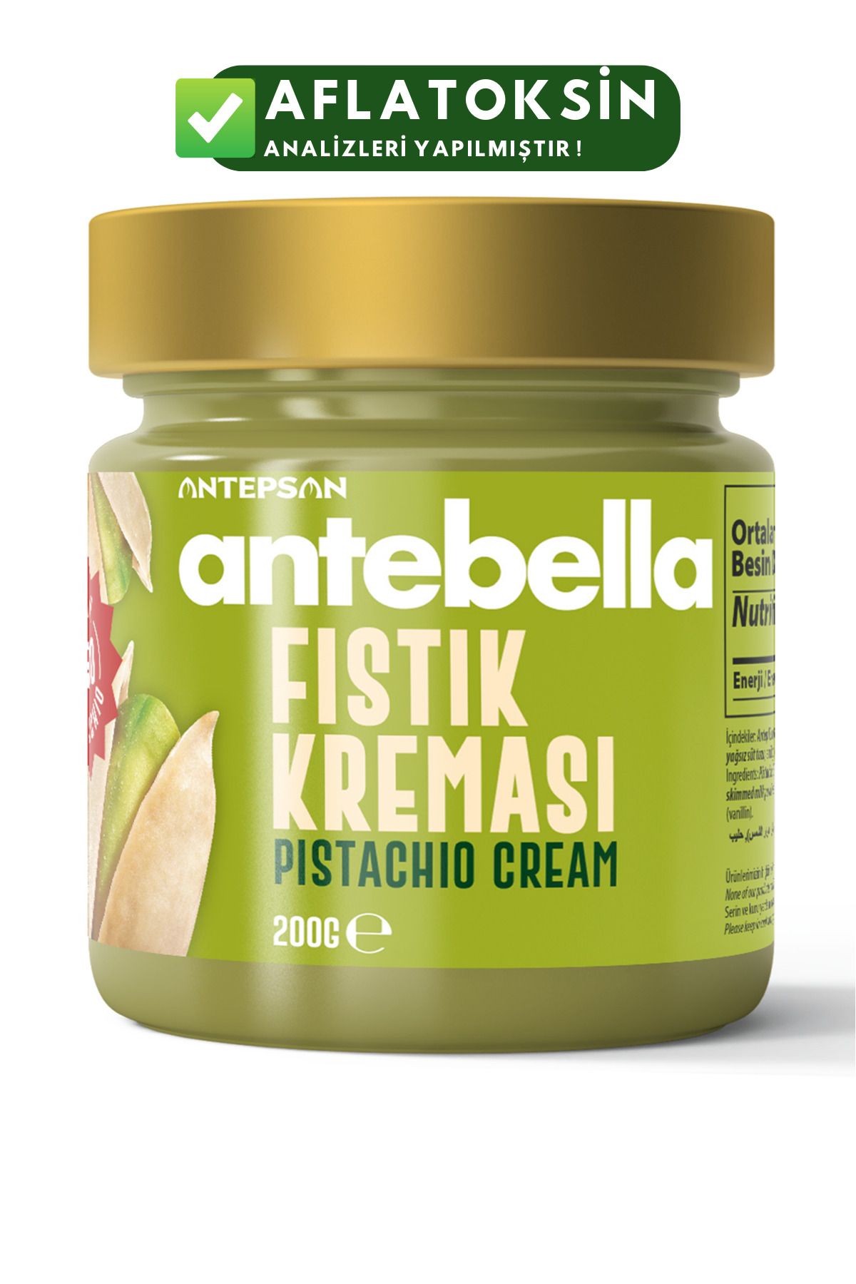 Antebella Antep Fıstık Kreması 200 G - Antep Fıstığı Kreması