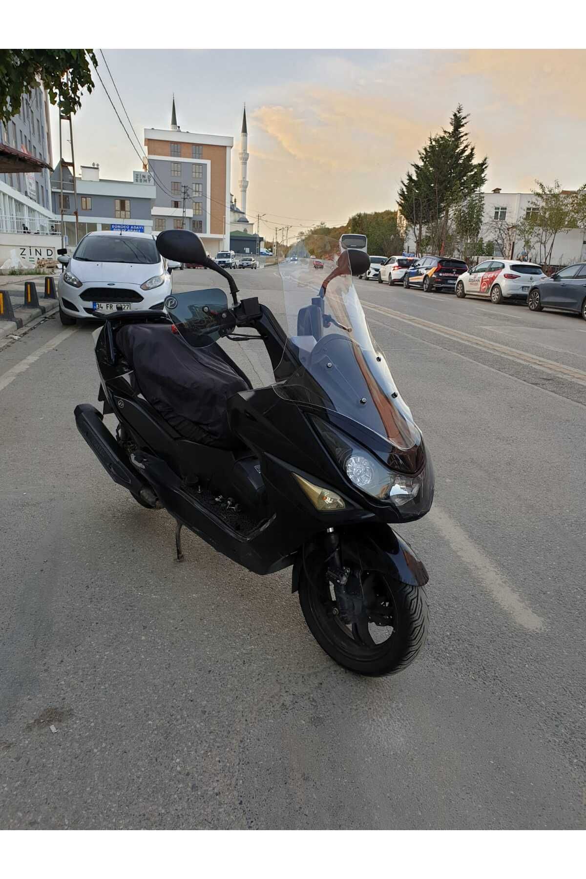 Daelim S3 Advance Siperlik Ön Cam 2010-2018 Model 77cm Şeffaf Renkli 4mm