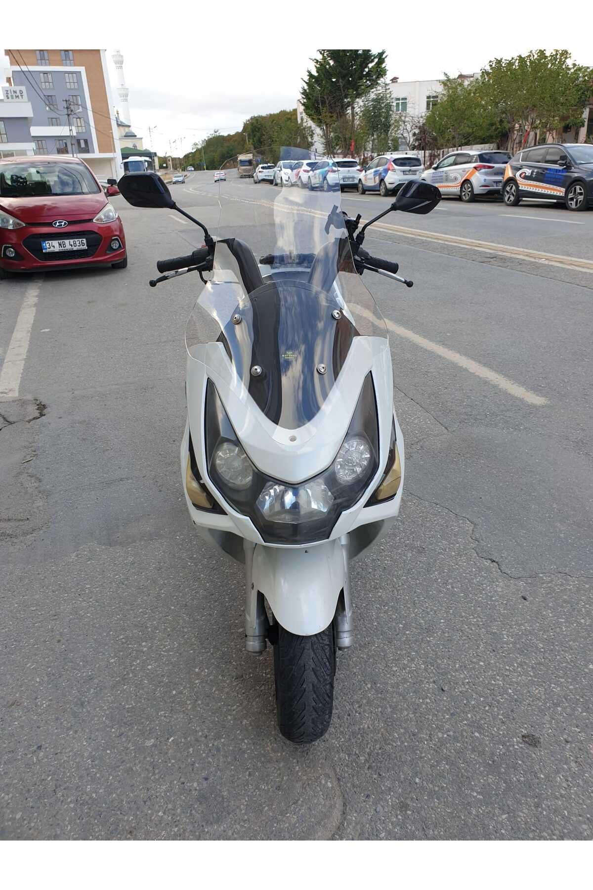 Daelim S3 Advance Siperlik Ön Cam 2010-2018 Model 77cm Şeffaf Renkli 4mm