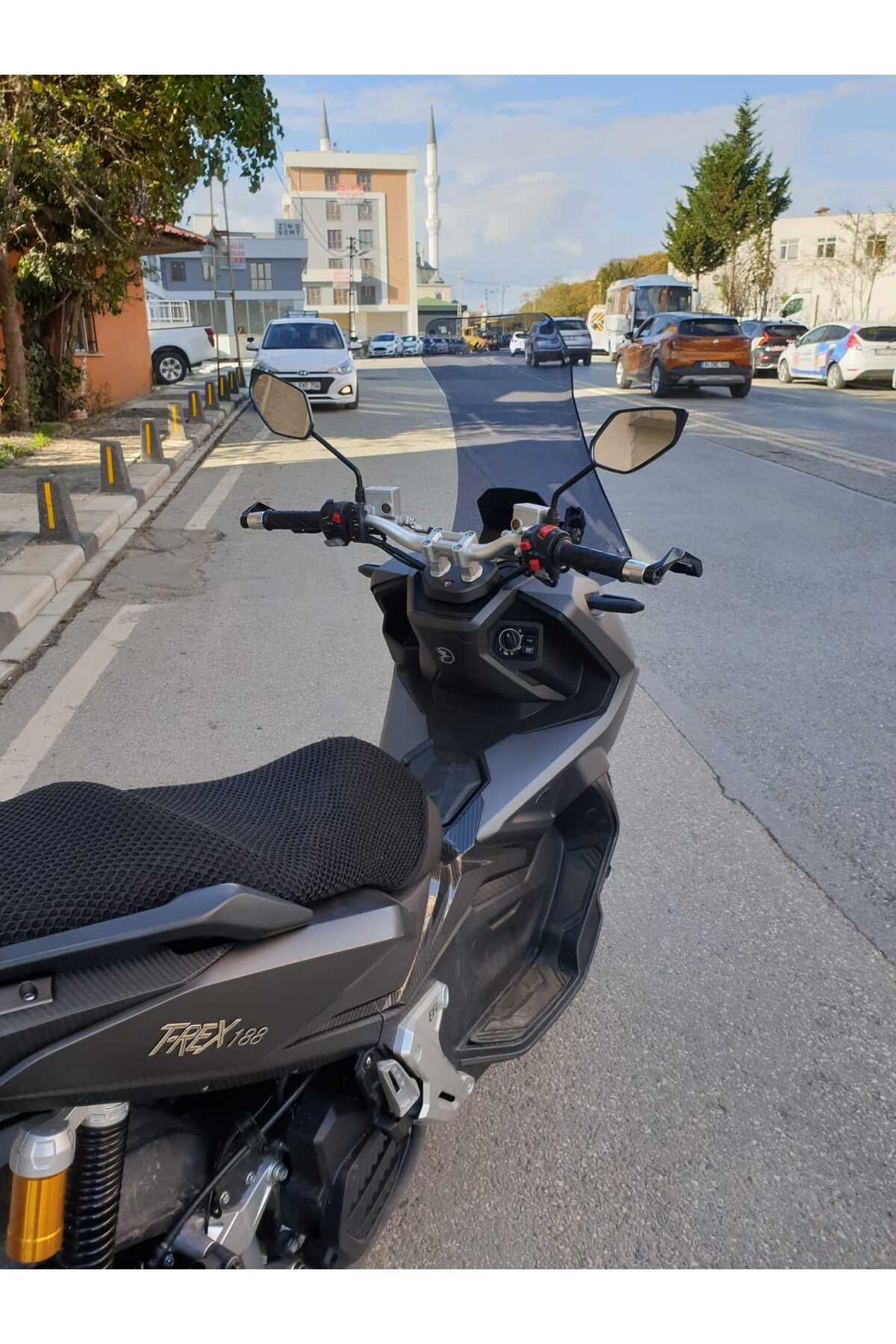 Falcon Trex 188 Siperlik Ön Cam 2022-2025 Model 75cm Füme Renkli 4mm UZUN CAM