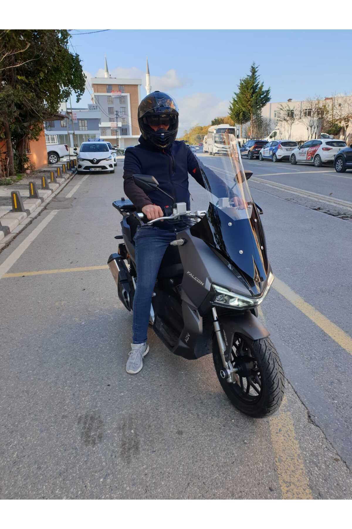 Falcon Trex 188 Siperlik Ön Cam 2022-2025 Model 78cm şeffaf Renkli 4mm UZUN CAM