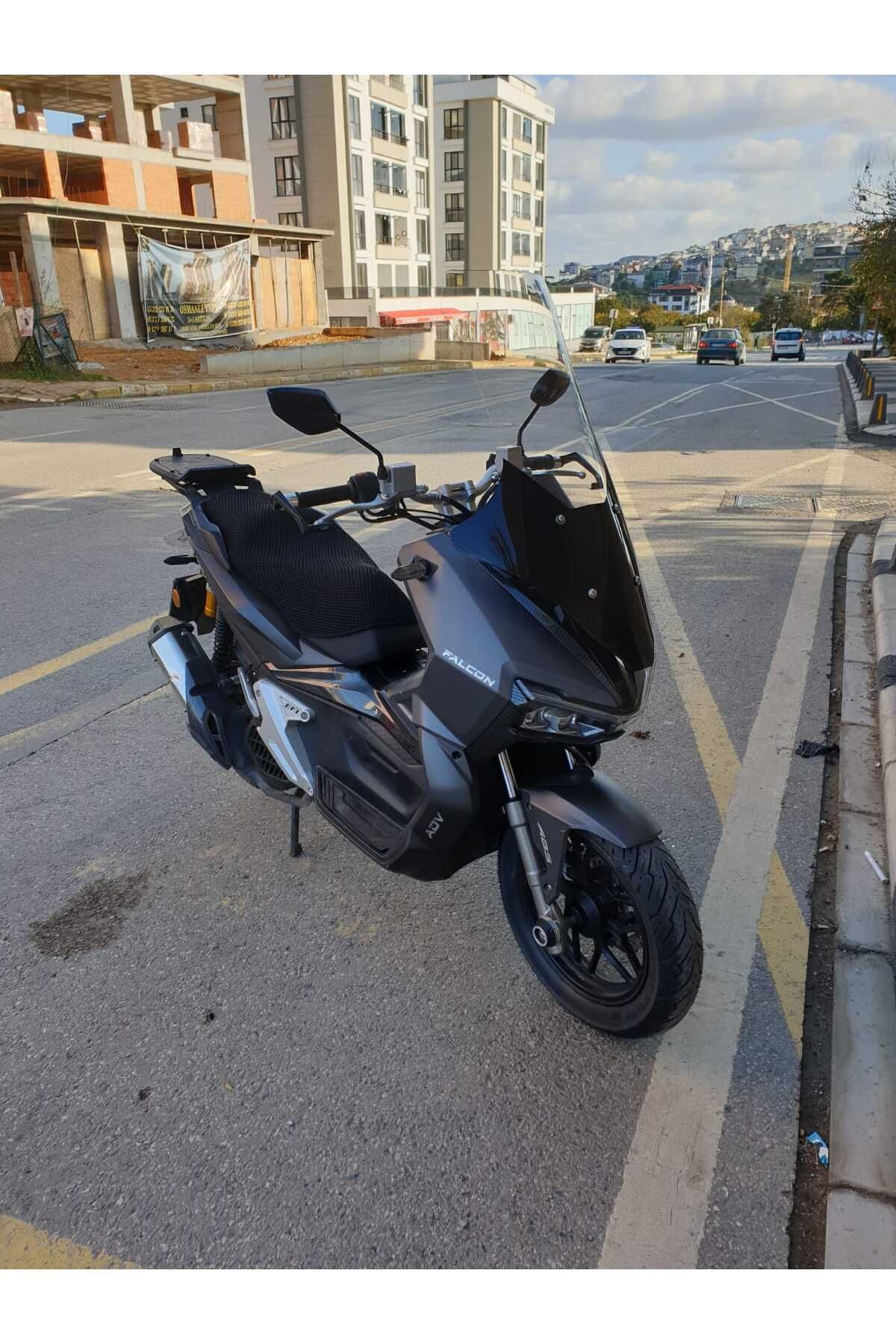 Falcon Trex 188 Siperlik Ön Cam 2022-2025 Model 78cm şeffaf Renkli 4mm UZUN CAM