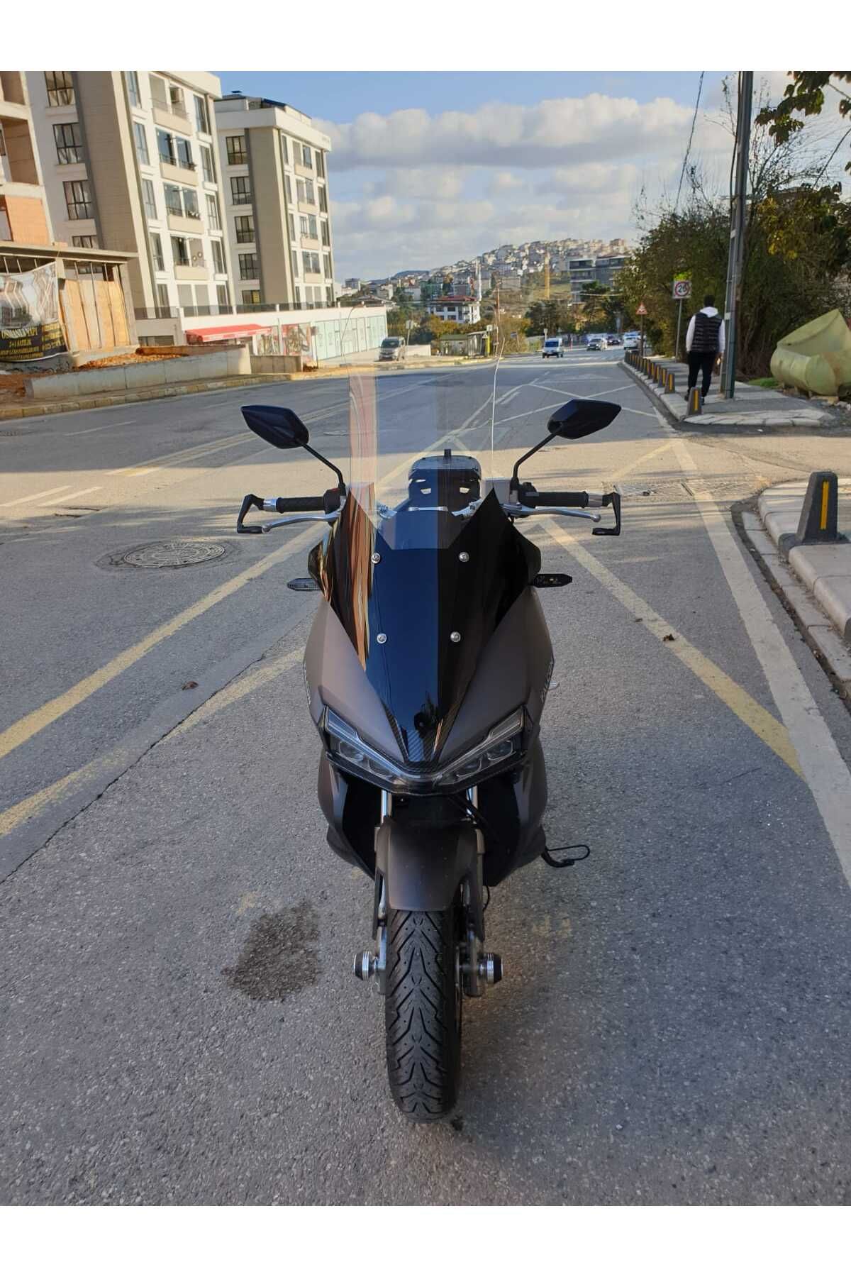 Falcon Trex 188 Siperlik Ön Cam 2022-2025 Model 78cm şeffaf Renkli 4mm UZUN CAM