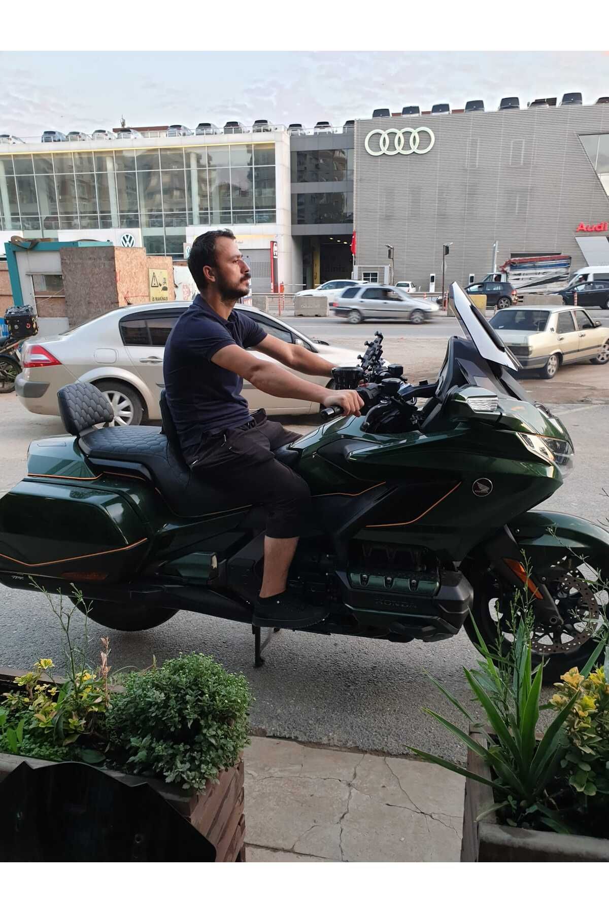 Honda Goldwing Bagger Siperlik Ön Cam 2018 2023 Model 65cm Füme Renkli 4mm UZUN BOYLU CAM