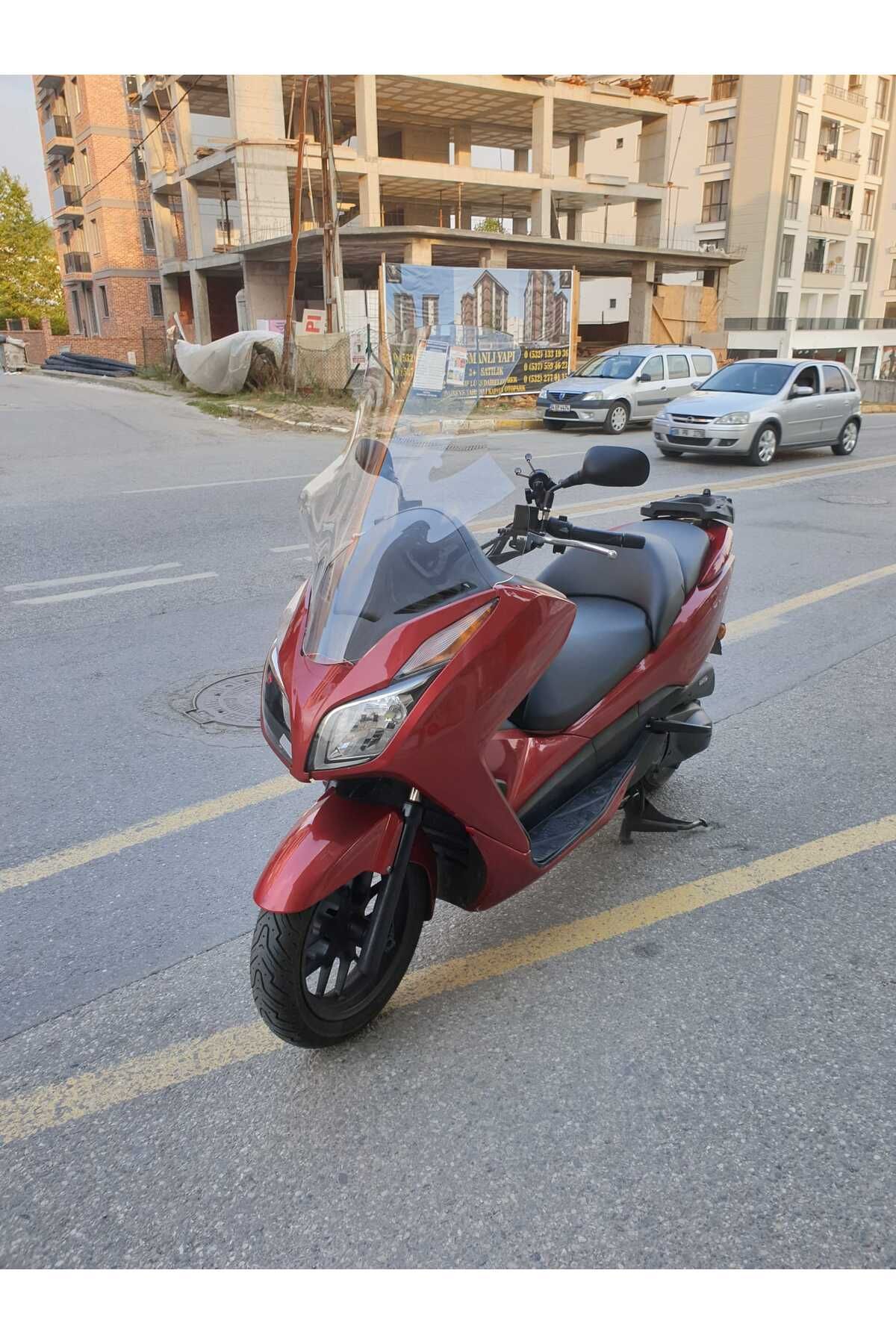 Honda Forza 300 Siperlik Ön Cam 2014-2017 Elcikli 78cm şeffaf Renkli 4mm UZUN CAM