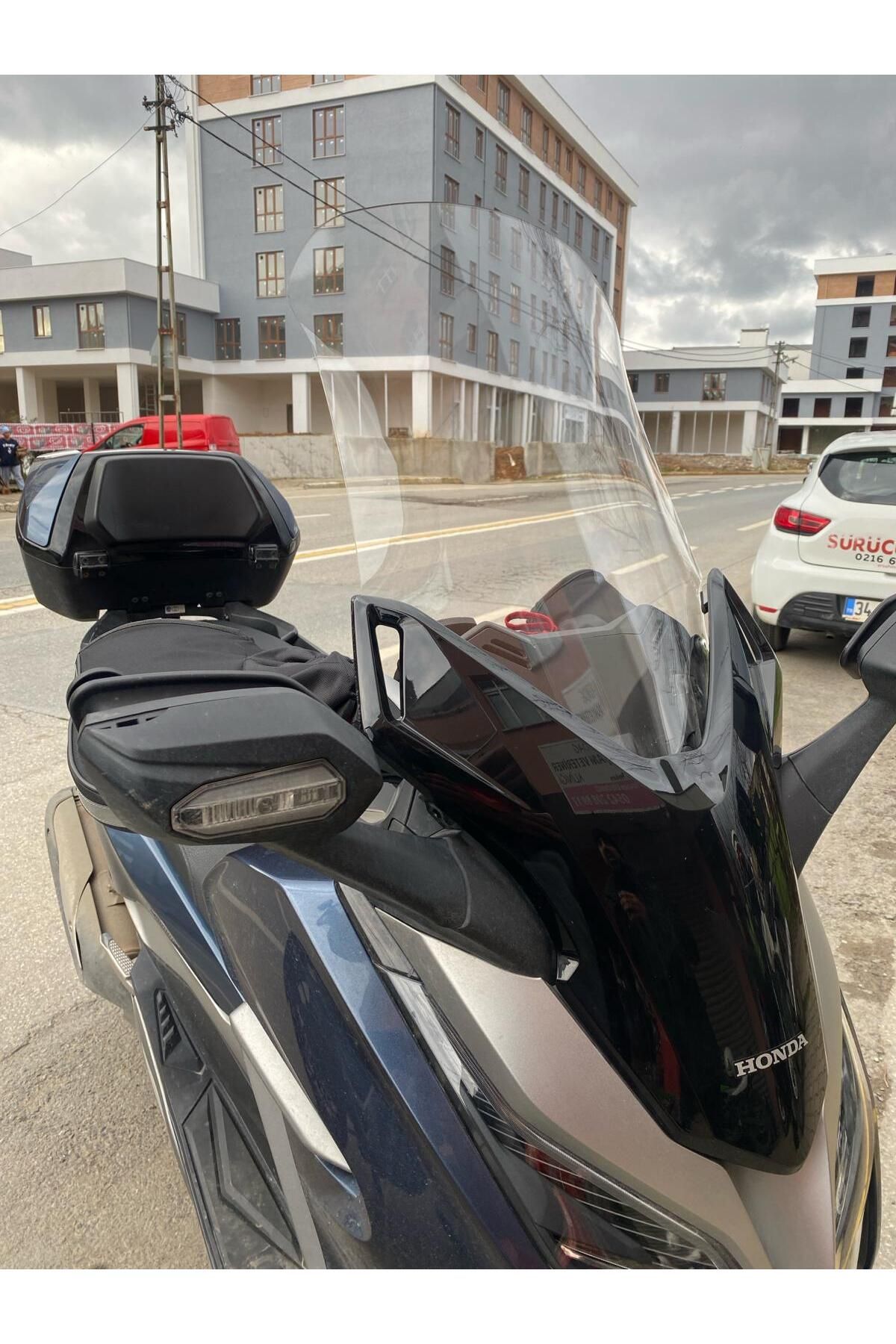 Honda Forza 250 Siperlik Ön Cam 2018 2020 Model 58cm Şeffaf Renkli 4mm