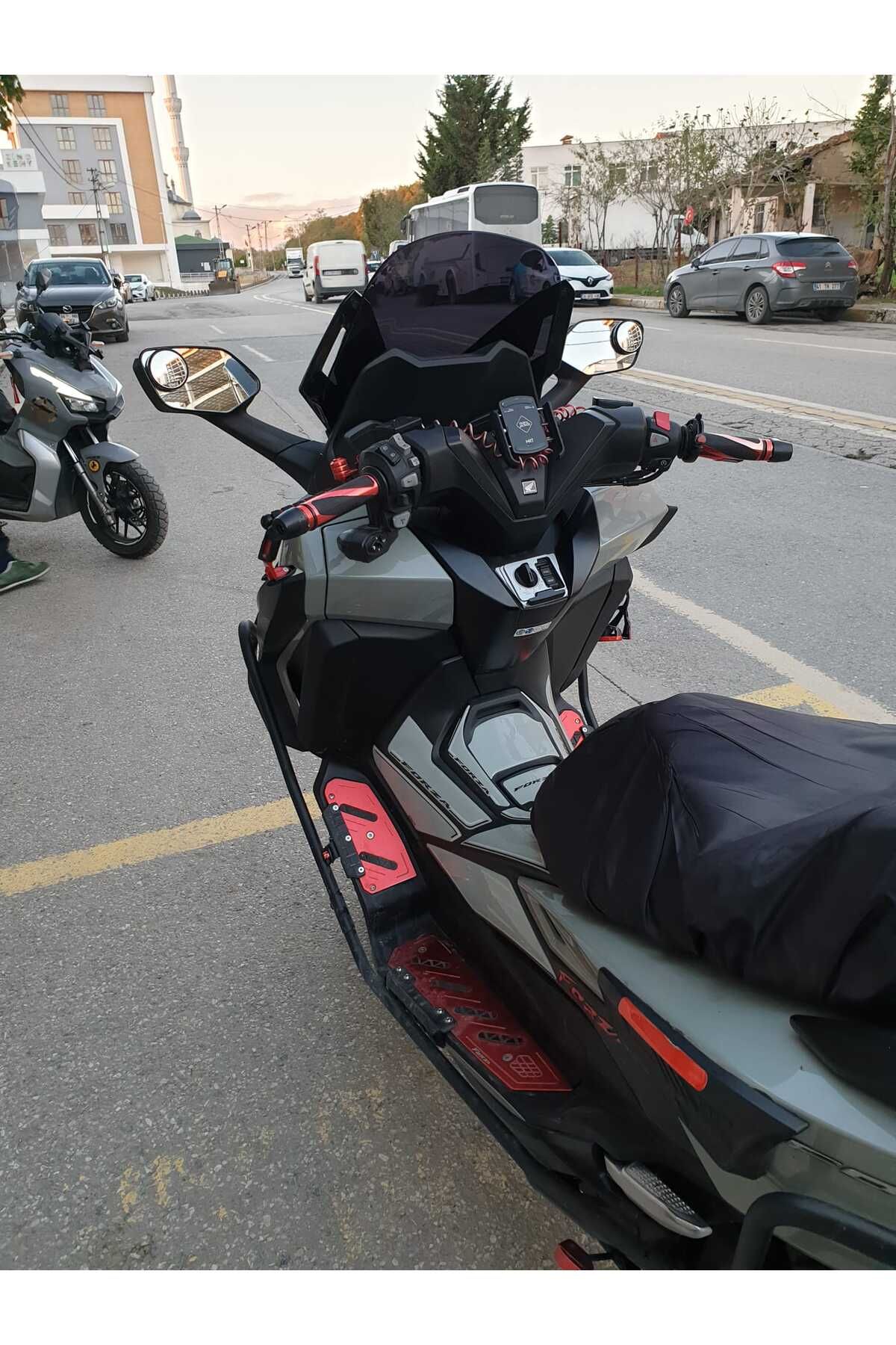 Honda Forza 250 Siperlik Ön Cam 2021-2025 Model 47cm Siyah Renkli 4mm BOY