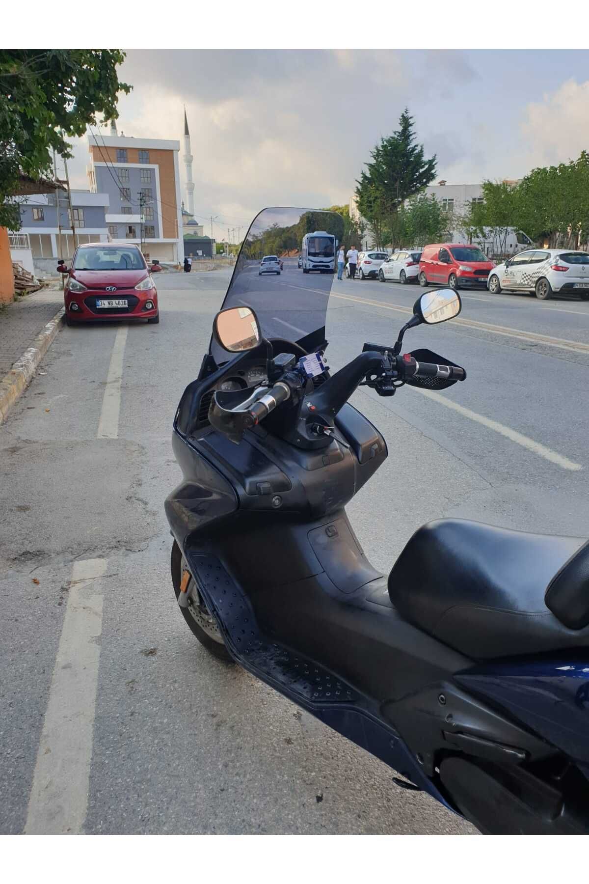 Honda Silverwing SWT 400 Siperlik Ön Cam 2006 2009 Model 52cm Füme Renkli 4mm