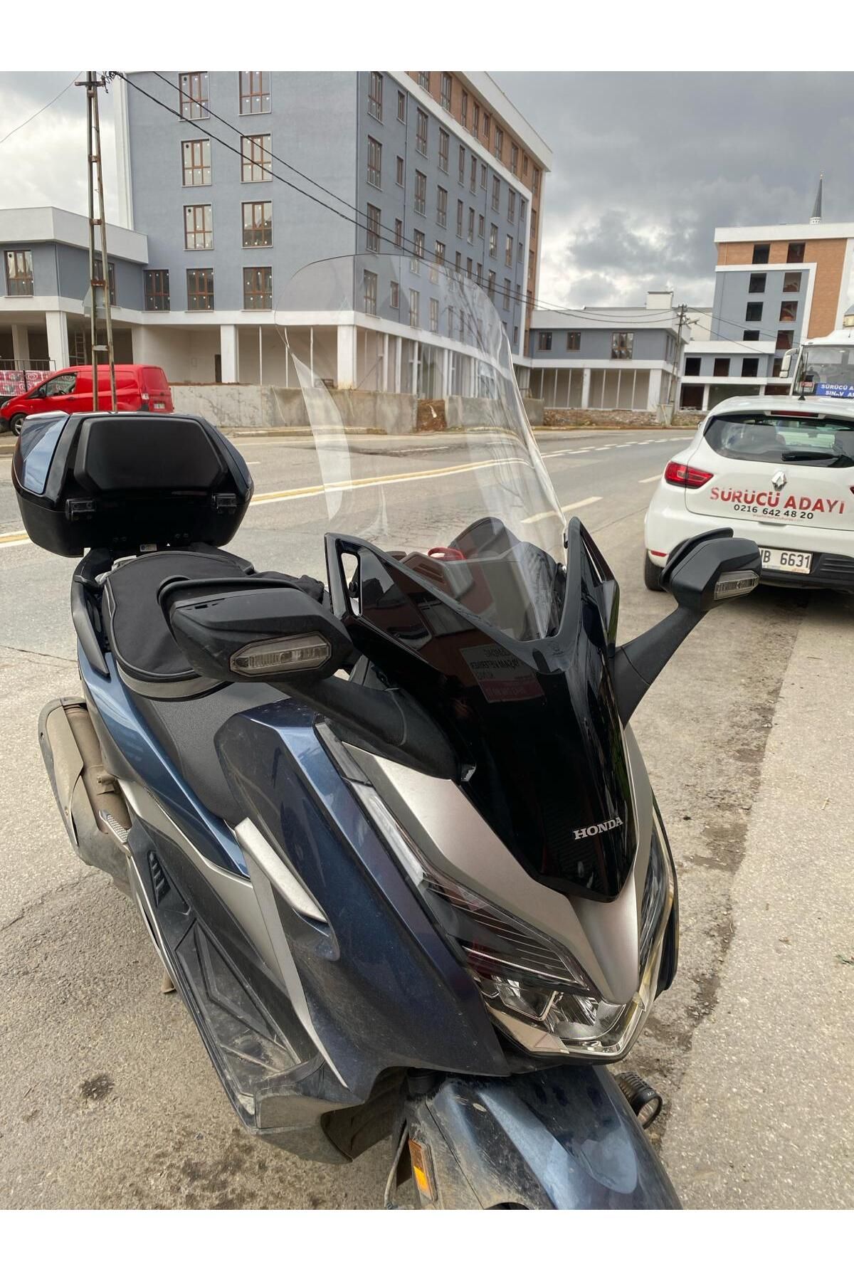 Honda Forza 250 Siperlik Ön Cam 2018 2020 Model 58cm Şeffaf Renkli 4mm