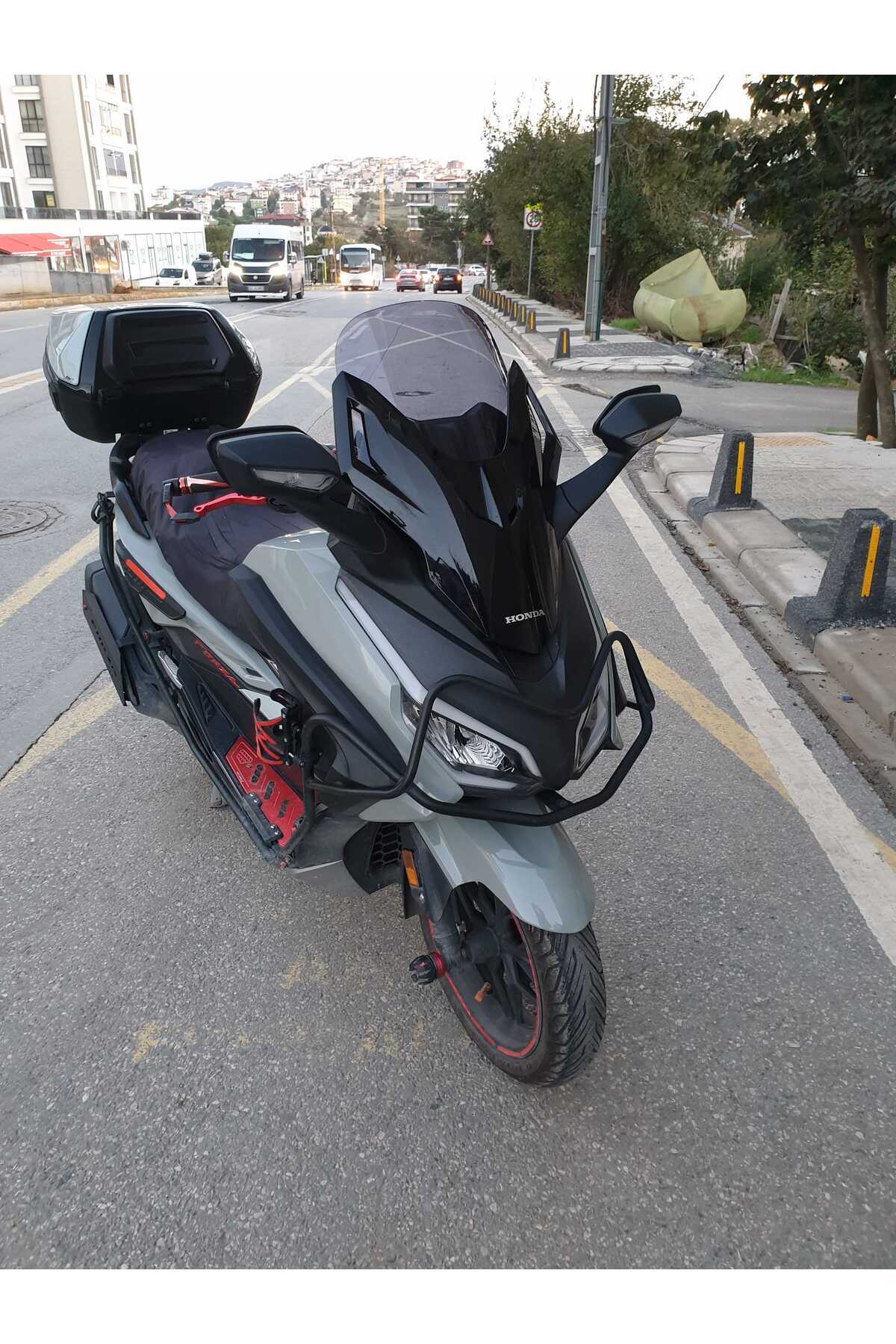 Honda Forza 250 Siperlik Ön Cam 2021-2025 Model 47cm Füme Renkli 4mm BOY