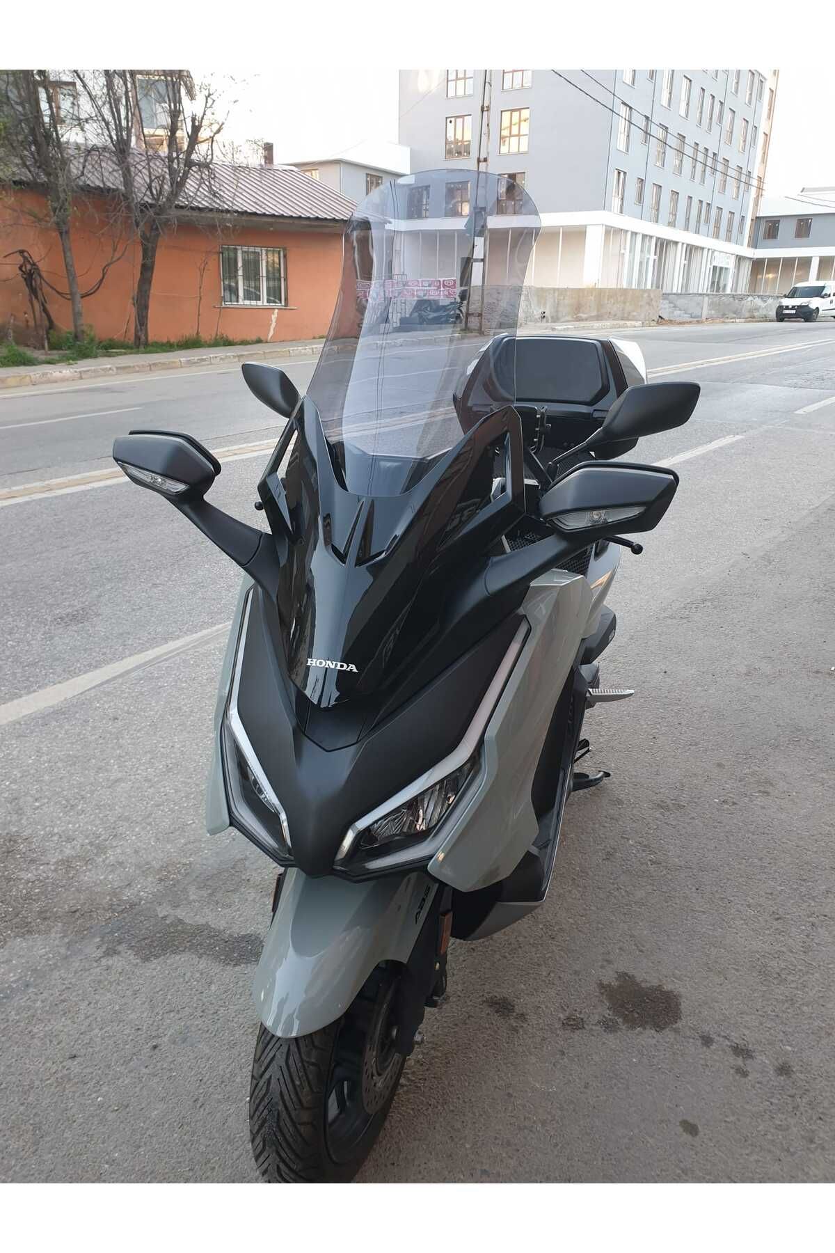 Honda Forza 250 Siperlik Ön Cam 2021-2025 Model 63cm Füme Renkli 4mm UZUN CAM