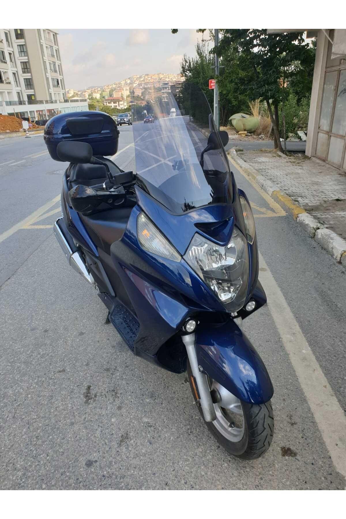 Honda Silverwing SWT 400 Siperlik Ön Cam 2006 2009 Model 52cm Füme Renkli 4mm