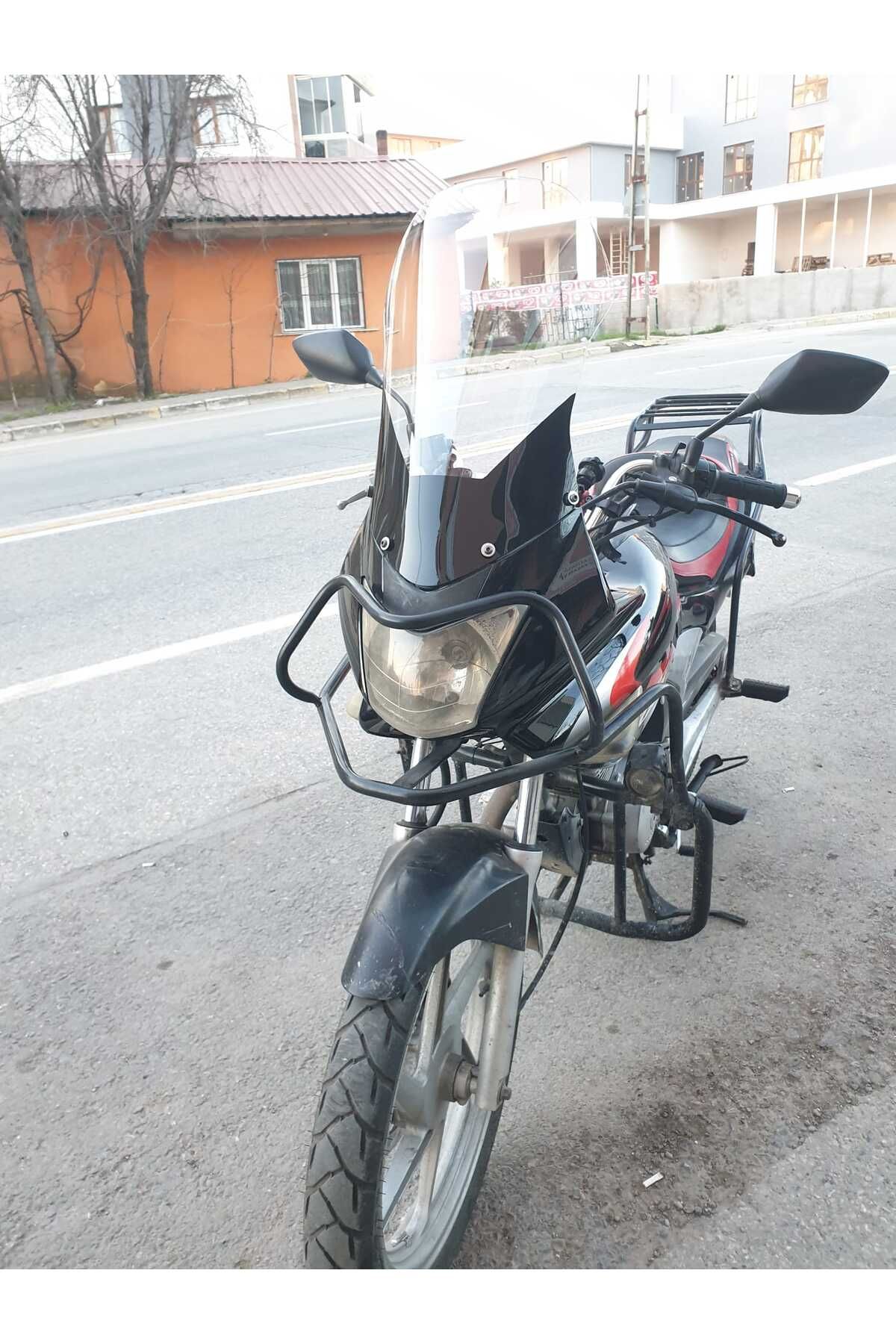 Honda CBF 150 Siperlik Ön Cam 2005 2017 Model 51cm Şeffaf Renkli 4mm