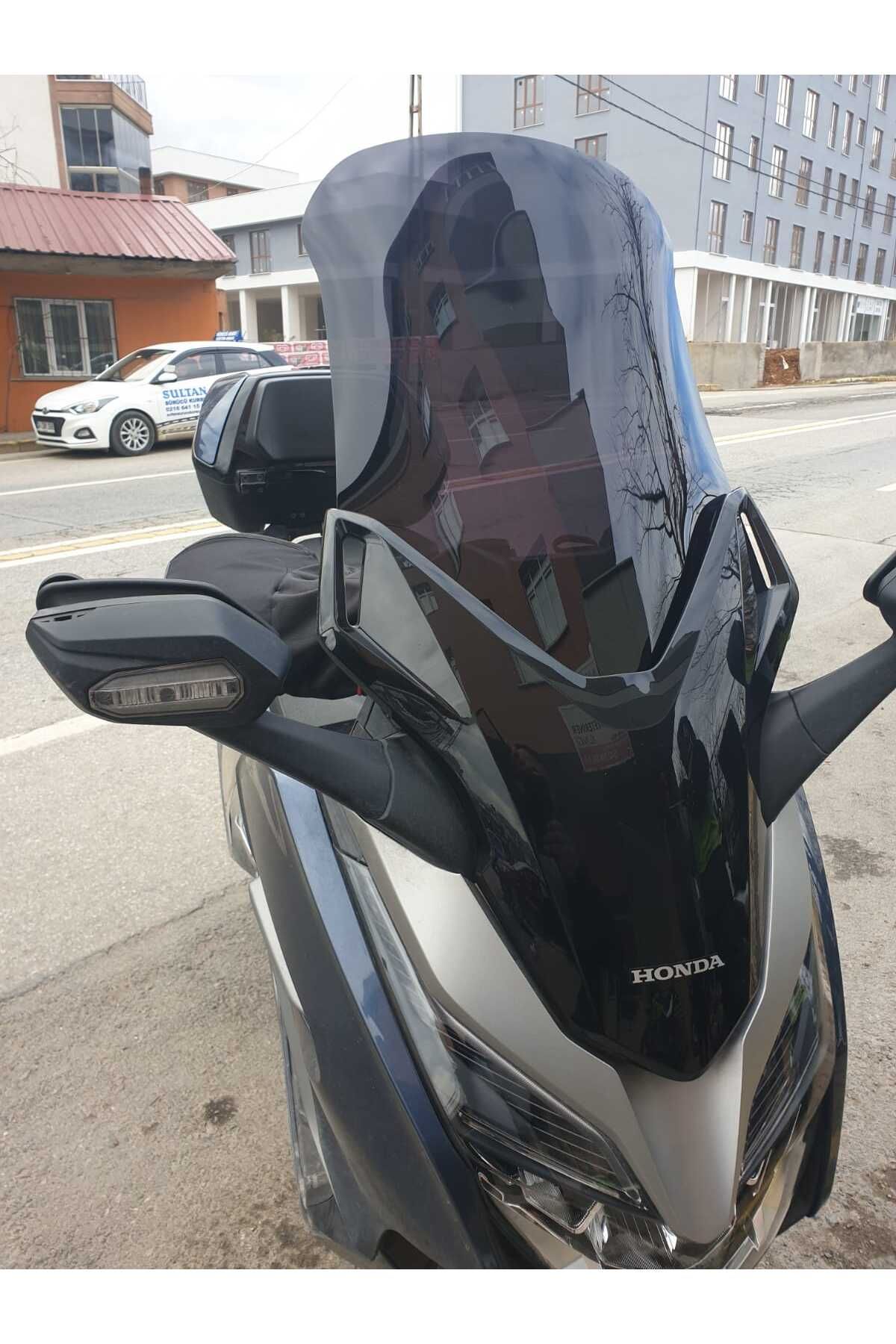 Honda Forza 250 Siperlik Ön Cam 2018 2020 Model 58cm Siyah Renkli 4mm