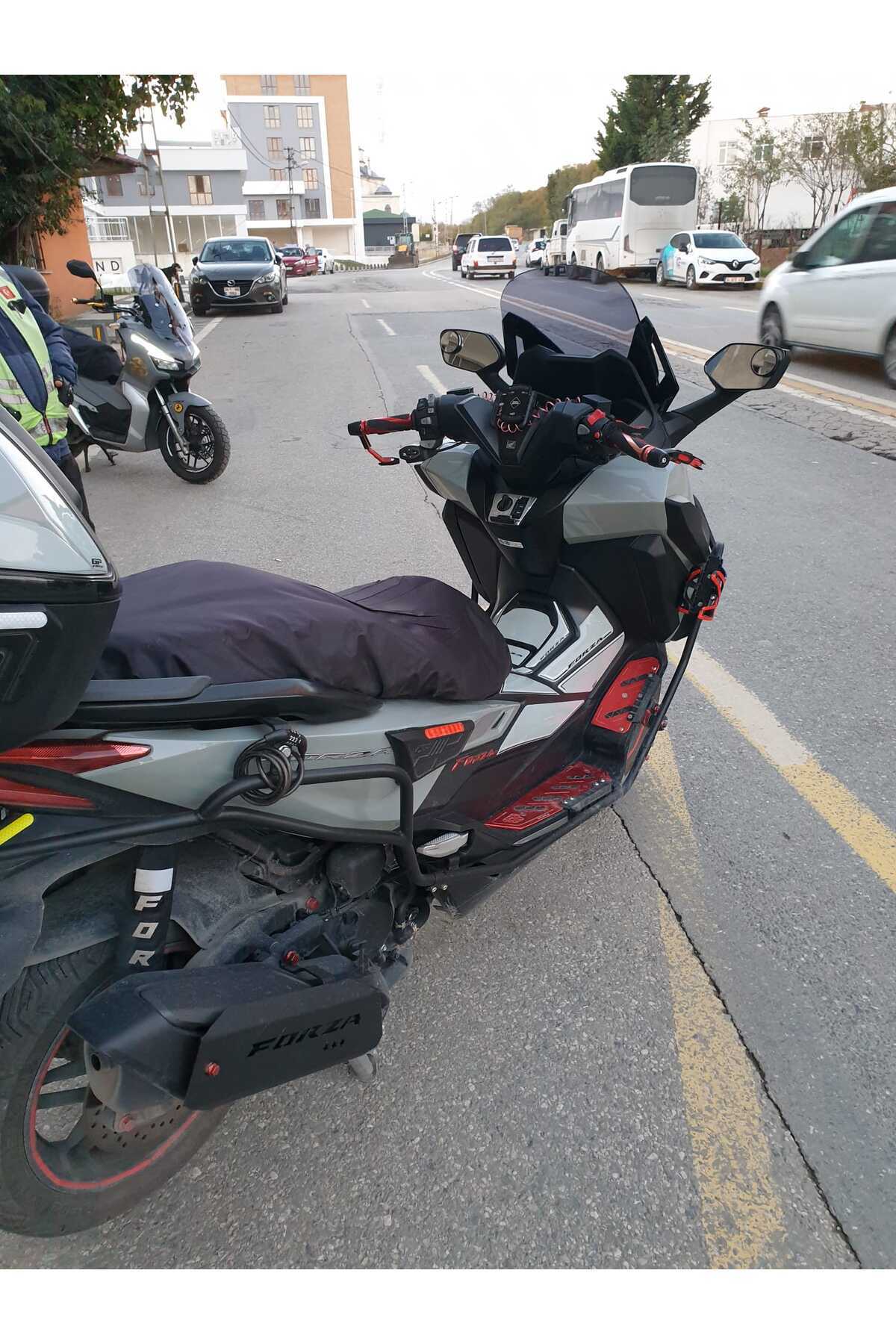 Honda Forza 250 Siperlik Ön Cam 2021-2025 Model 47cm Füme Renkli 4mm BOY