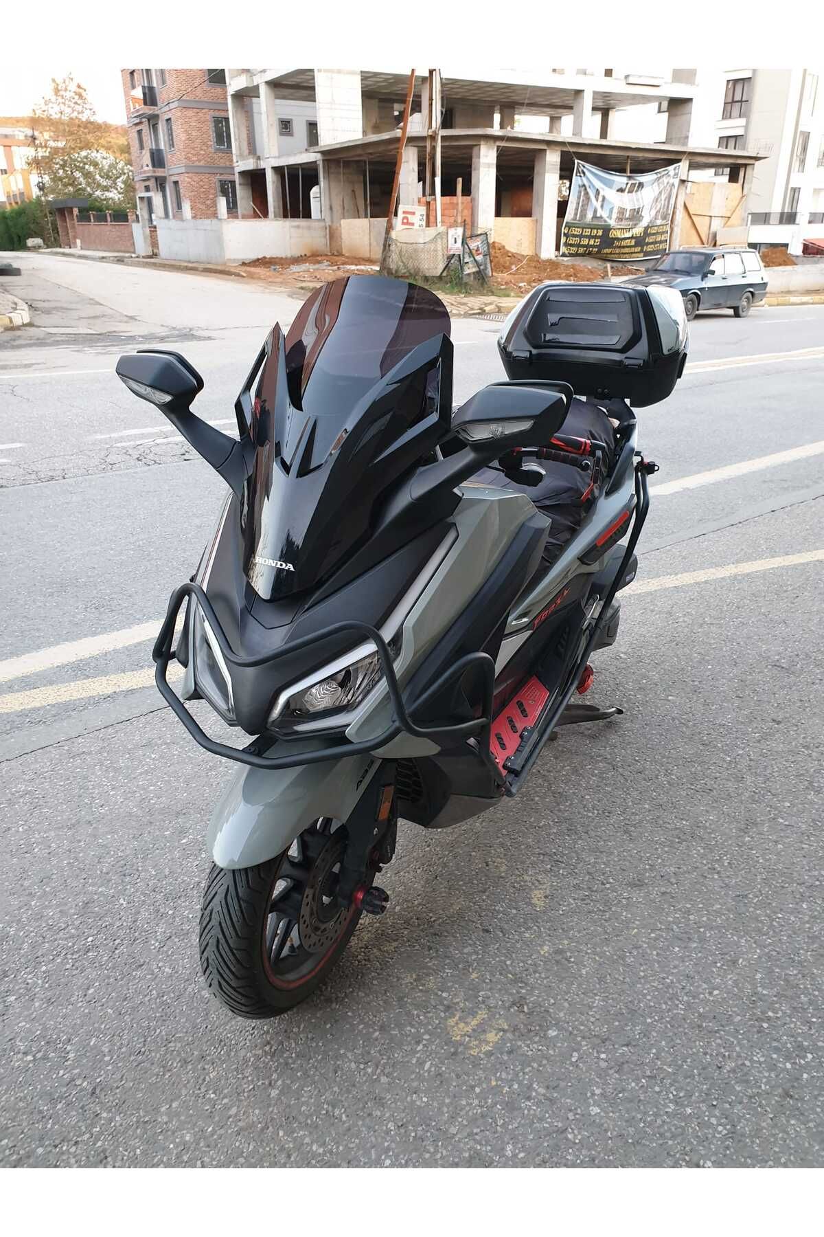 Honda Forza 250 Siperlik Ön Cam 2021-2025 Model 47cm Siyah Renkli 4mm BOY