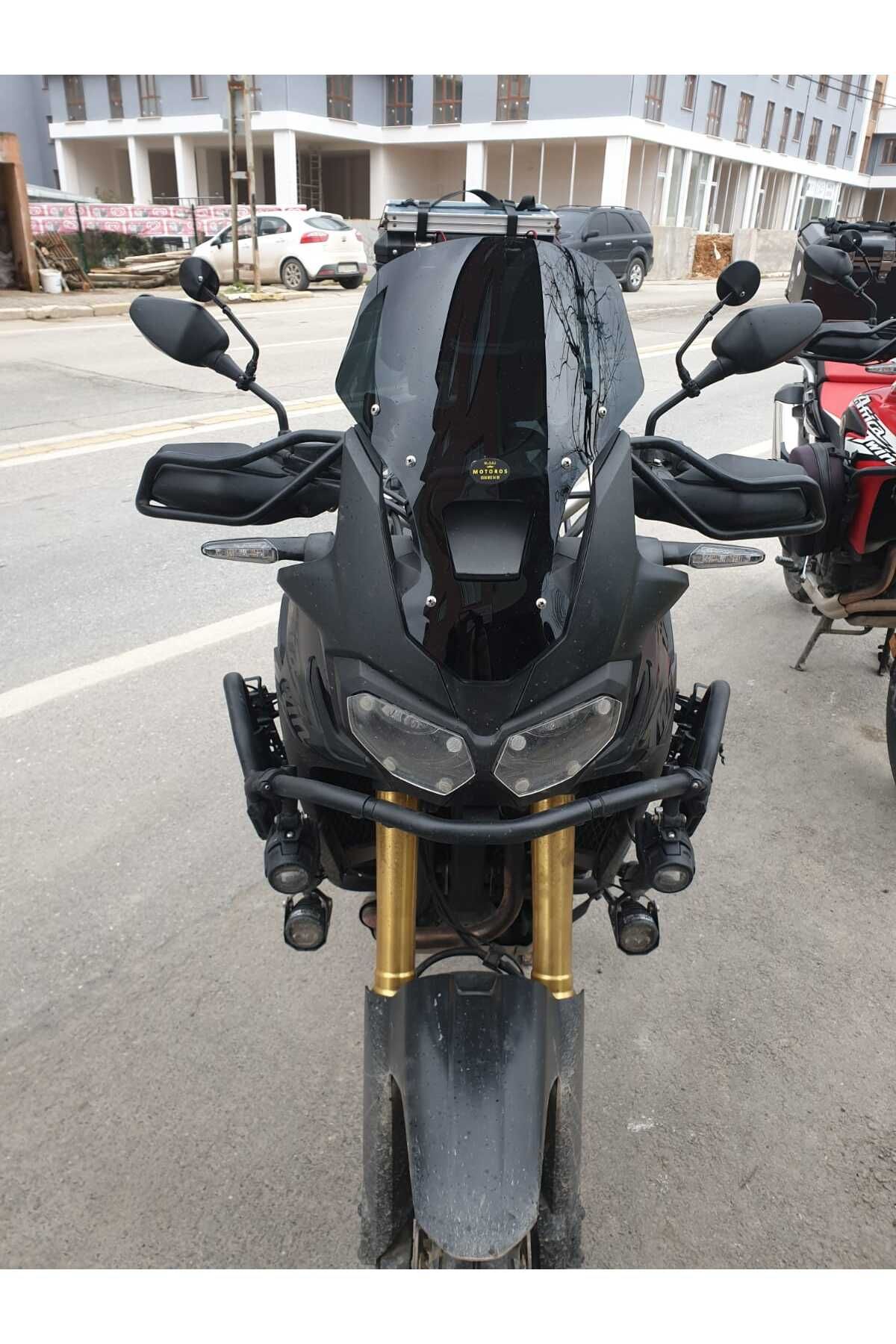 Honda Afrika Twin CRF 1000 Ön Cam 2016 2020 Model 45cm Siyah Renkli 4mm KISA CAM