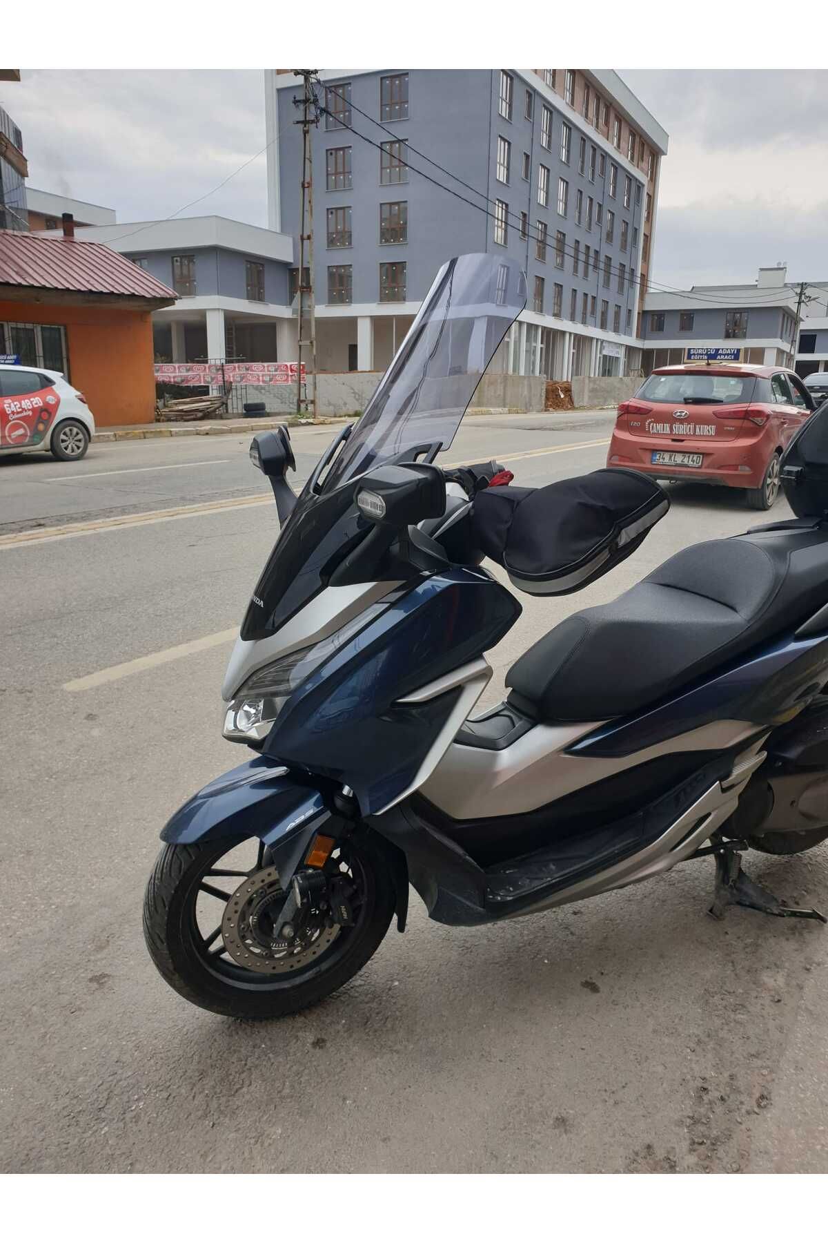 Honda Forza 250 Siperlik Ön Cam 2018 2020 Model 58cm Füme Renkli 4mm
