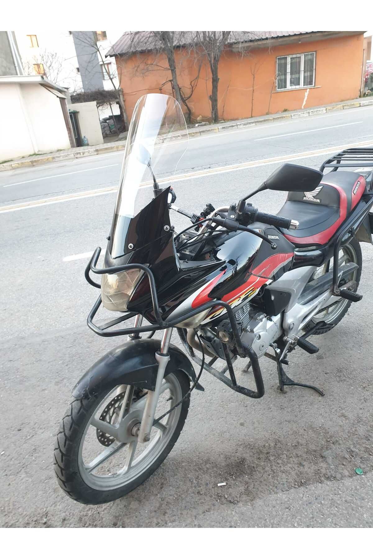 Honda CBF 150 Siperlik Ön Cam 2005 2017 Model 51cm Şeffaf Renkli 4mm