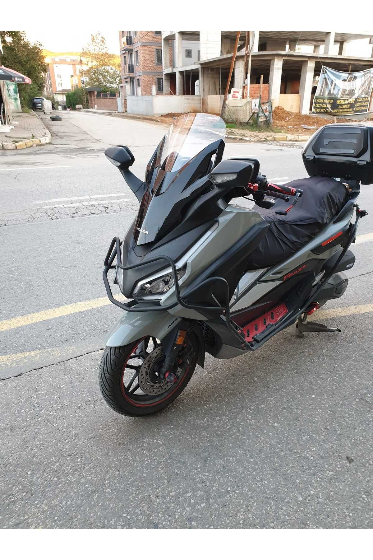 Honda Forza 250 Siperlik Ön Cam 2021-2025 Model 47cm Şeffaf Renkli 4mm BOY