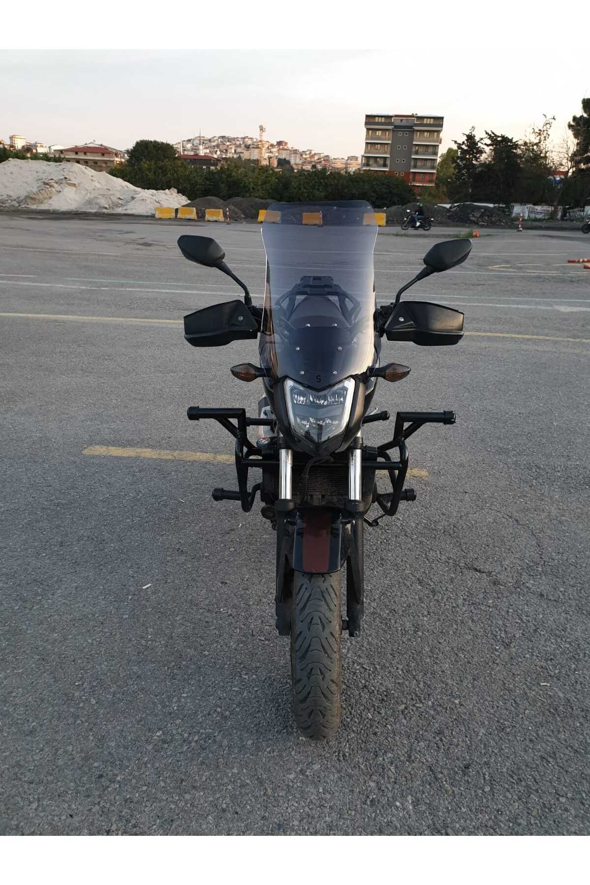 Honda NC 700 750 S Siperlik Ön Cam 2012 2020 Model 50cm Füme Renkli 4mm ORTA BOYLU CAM