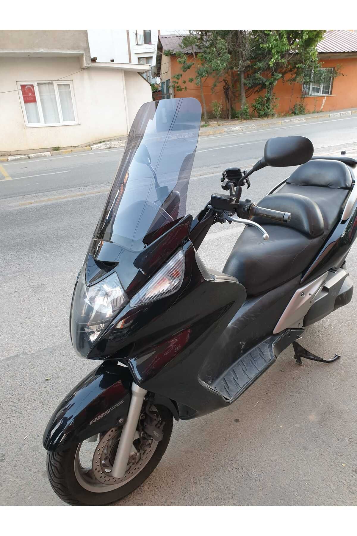 Honda Silverwing FJS 600 Siperlik Ön Cam 2004 2009 Model 52cm Füme Renkli 4mm