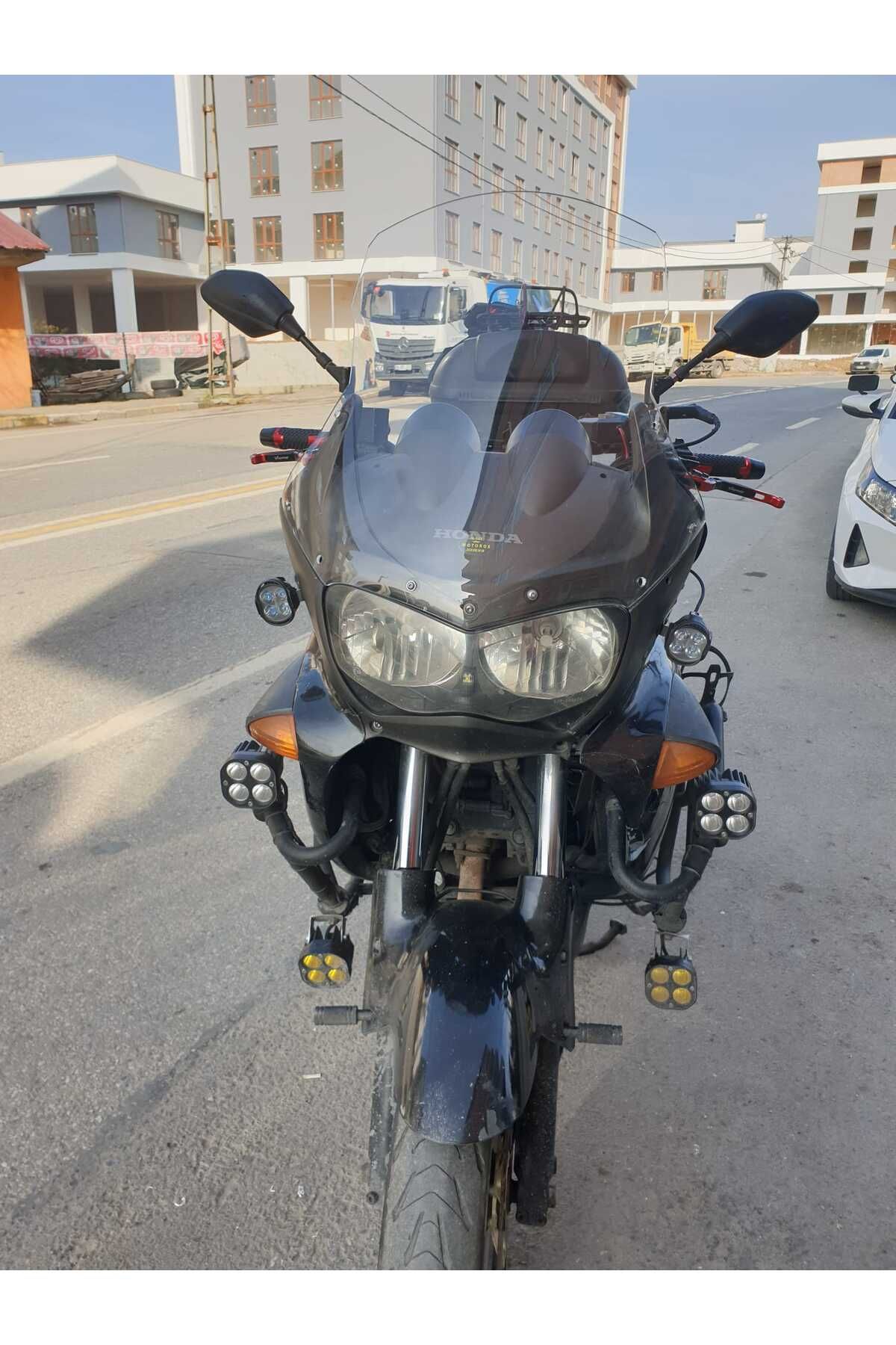 Honda Varadero Mk.1 Siperlik Ön Cam 1999 2003 Model 54cm Şeffaf Renkli 4mm