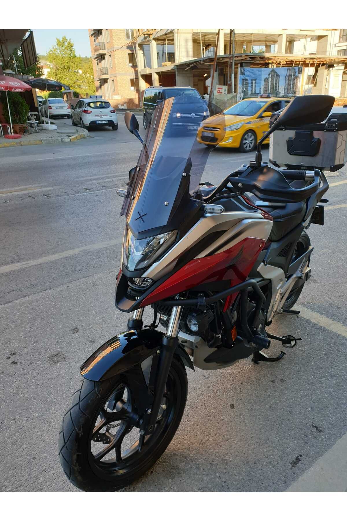 Honda NC 700 750 X Siperlik Ön Cam 2021-2025 Model 50cm Füme Renkli 4mm ORTA BOYLU CAM
