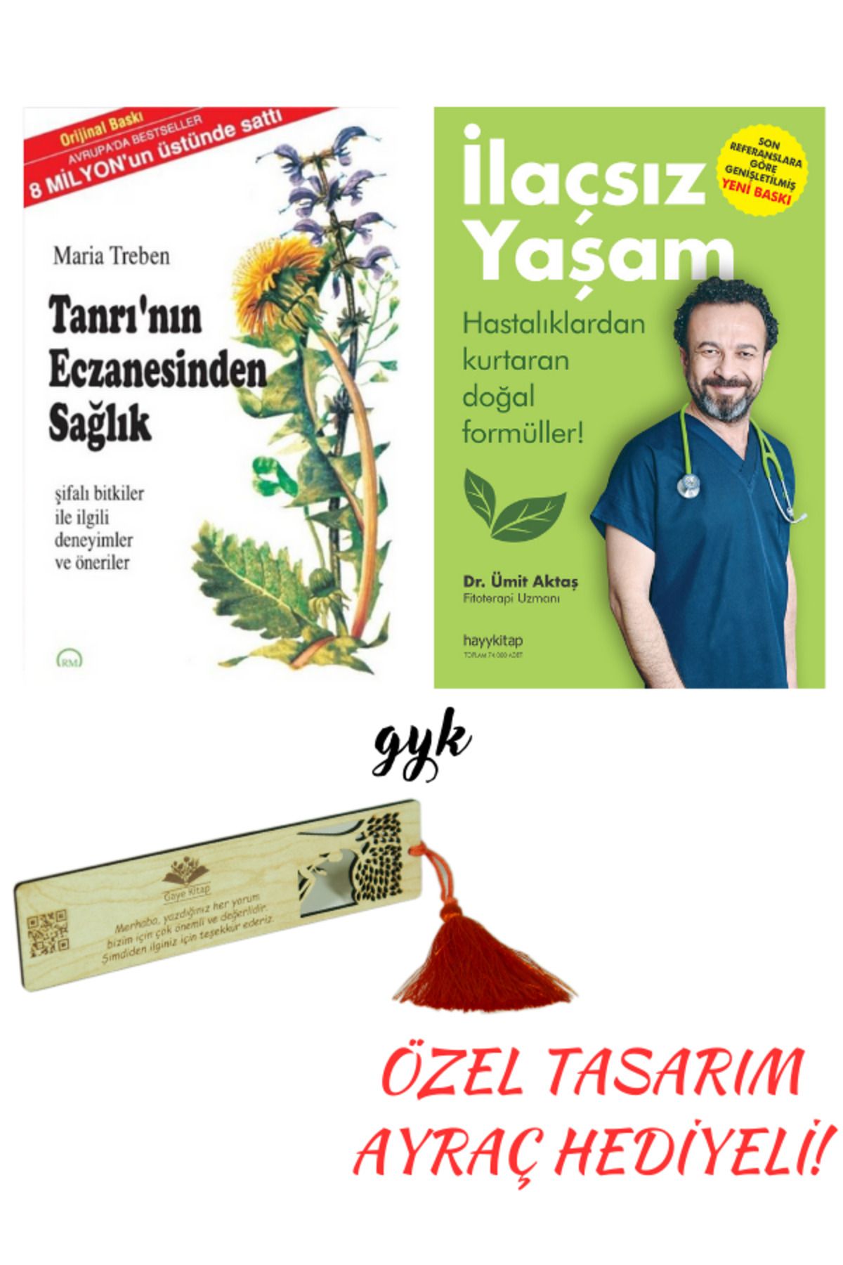 hayykitap Tanrı'nın Eczanesinden Sağlık Ve I?laçsız Yaşam 2 Kitap Set