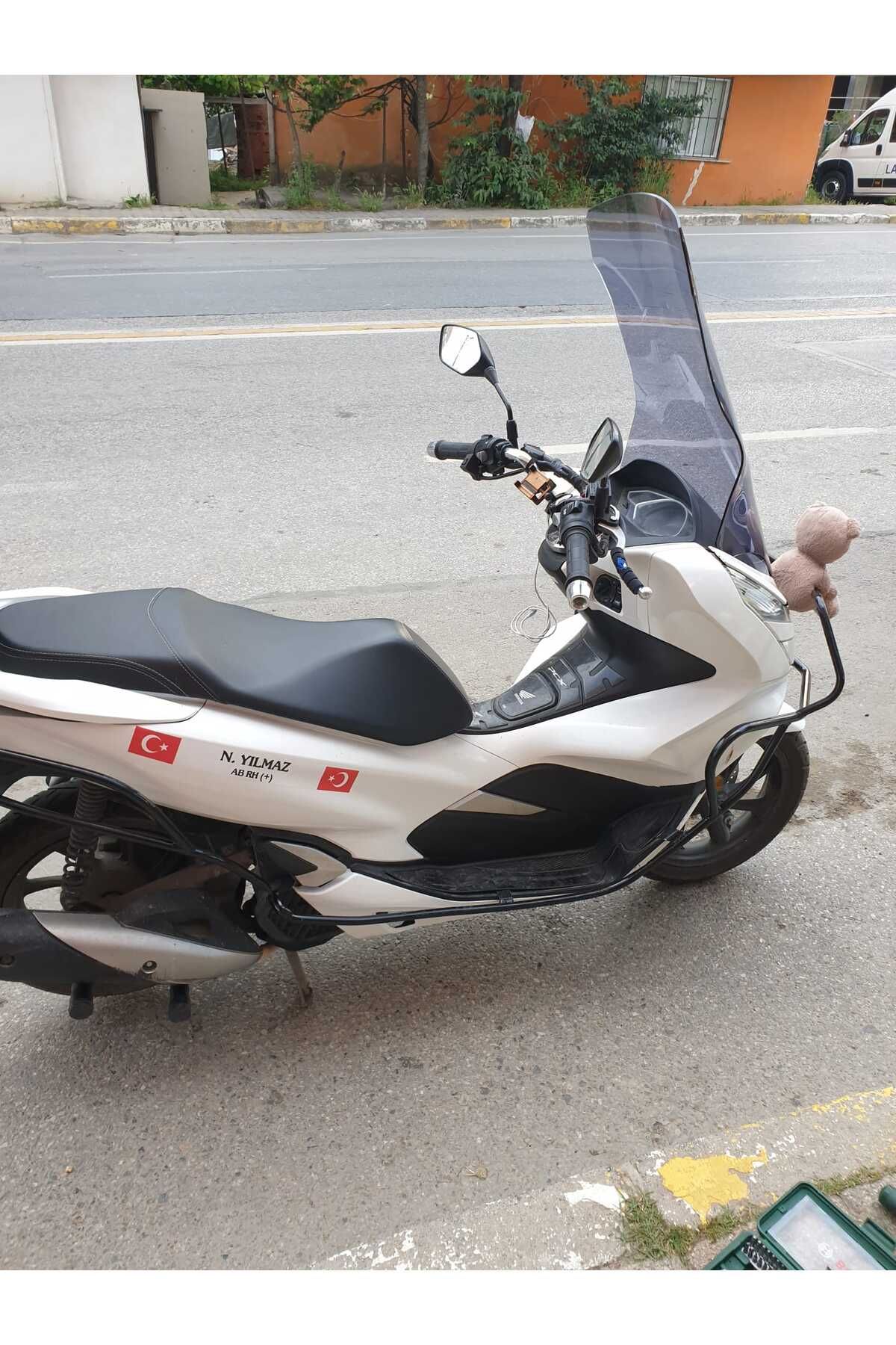 Honda Pcx Siperlik Ön Cam 2018 2020 Model 83cm Füme Renkli UZUN CAM