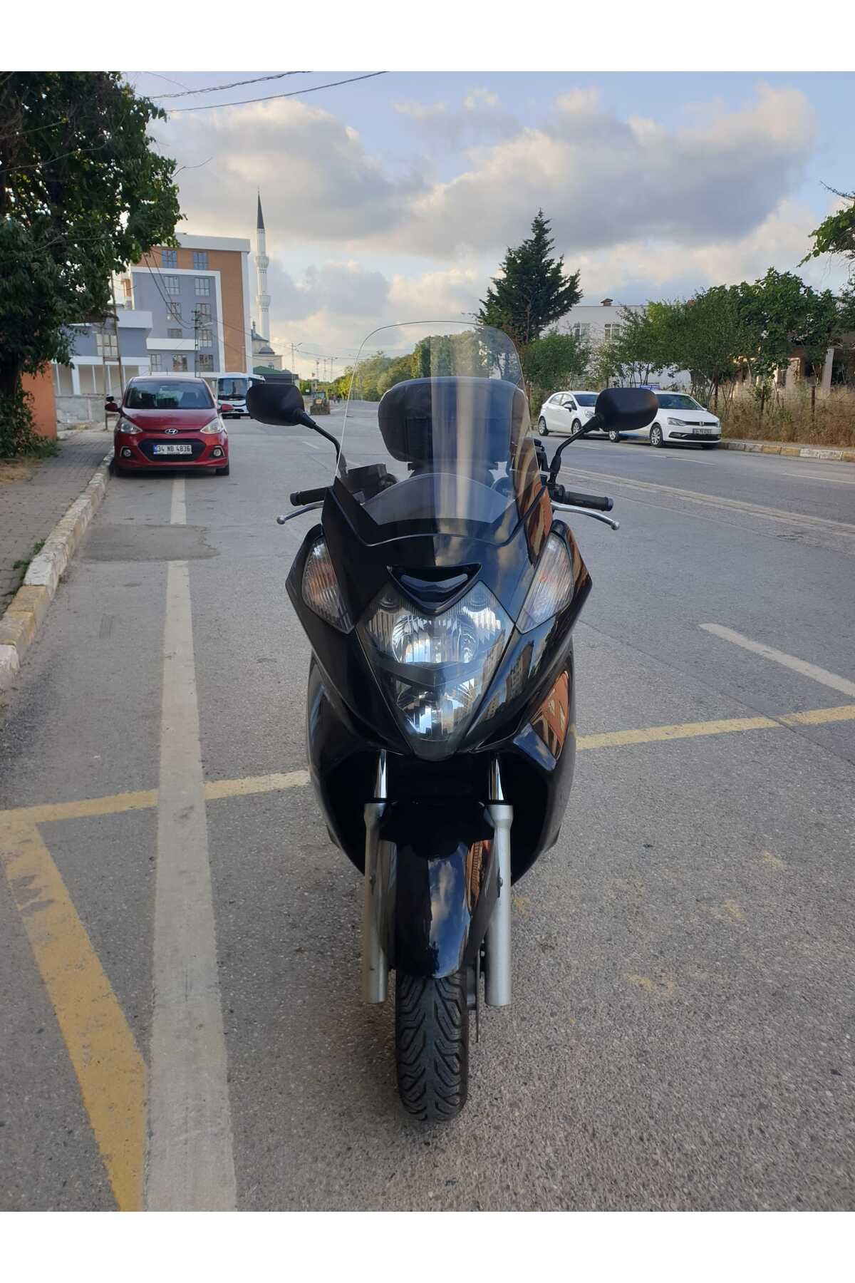 Honda Silverwing FJS 600 Siperlik Ön Cam 2004 2009 Model 52cm Şeffaf Renkli 4mm