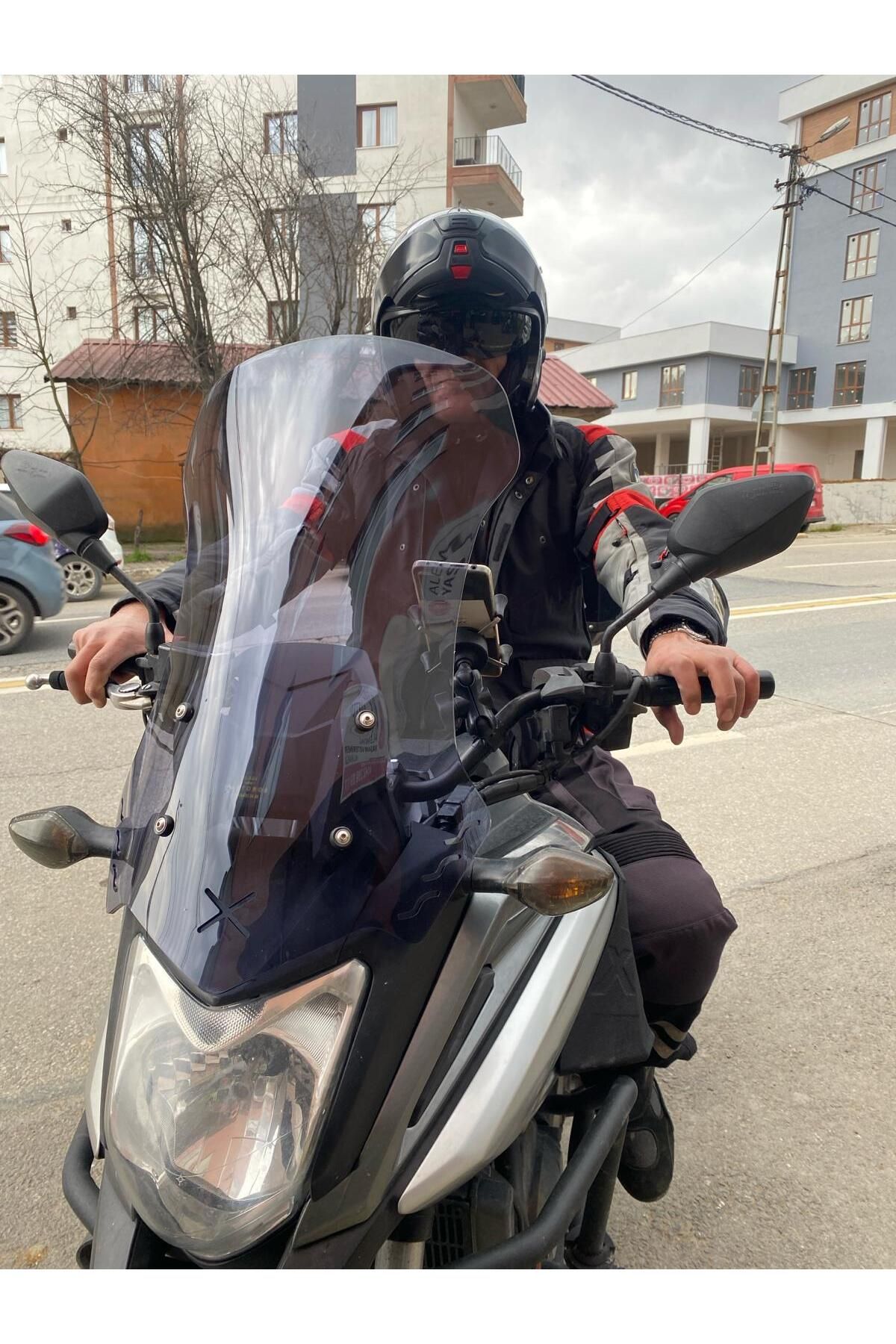 Honda NC 700 750 X Siperlik Ön Cam 2016 2020 Model 59cm Füme Renkli 4mm UZUN CAM