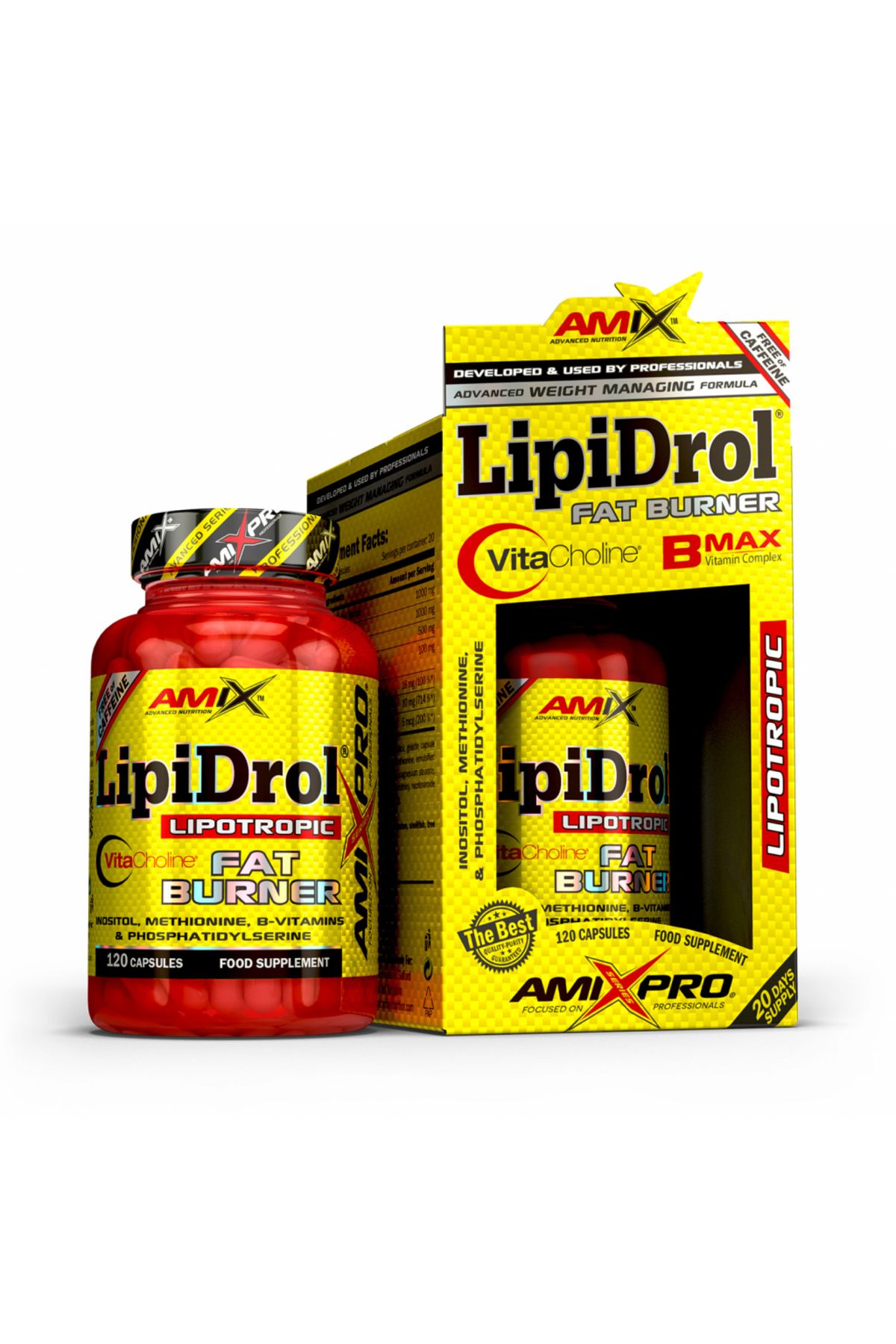 AMIX LipiDrol Fat burner / 120 Caps