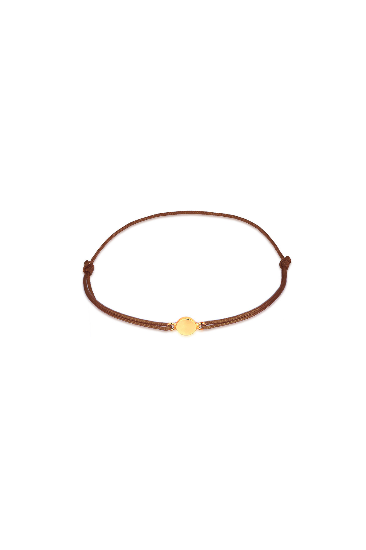 ELLI-Armband Armband ohne Stein Damen Plättchen Nylon Rosa 925 Sterling Silber vergoldet Summe 1