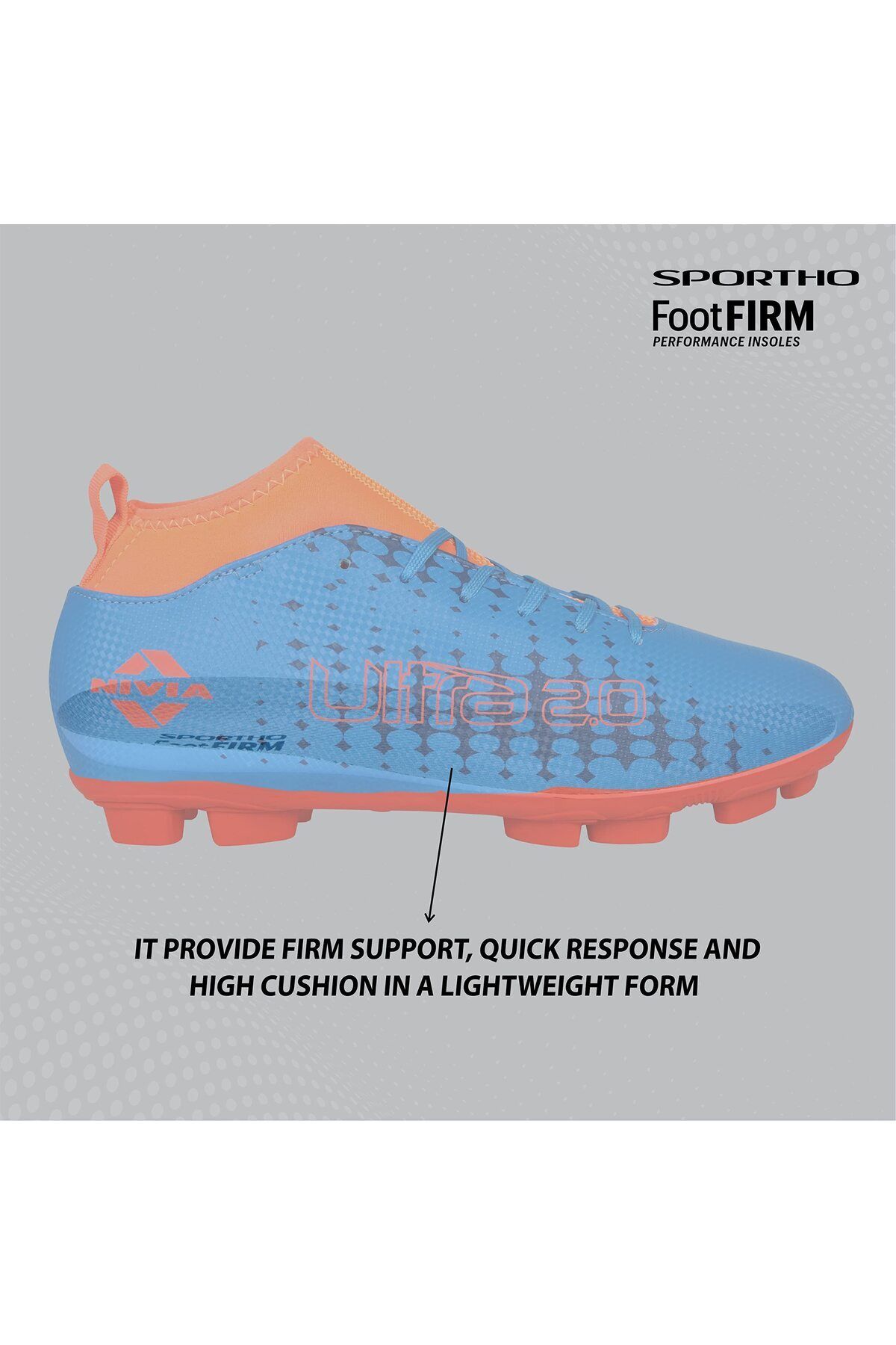 Nivia-Ultra 2.0 Football Stud | Lightweight & Durable | High-performance Sports Shoes For Players 5