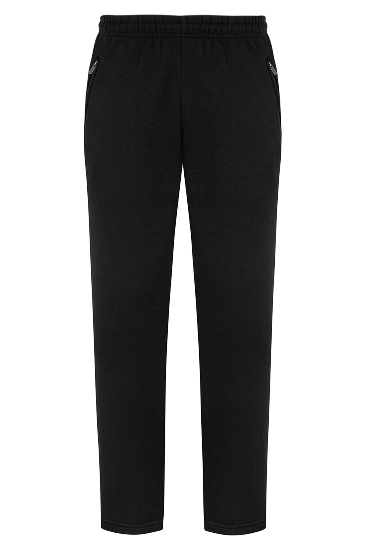 REMSA Erkek Premium Kumaş Üç İplik Şardonlu 3cepli Eşofman Altı REA-02 Siyah