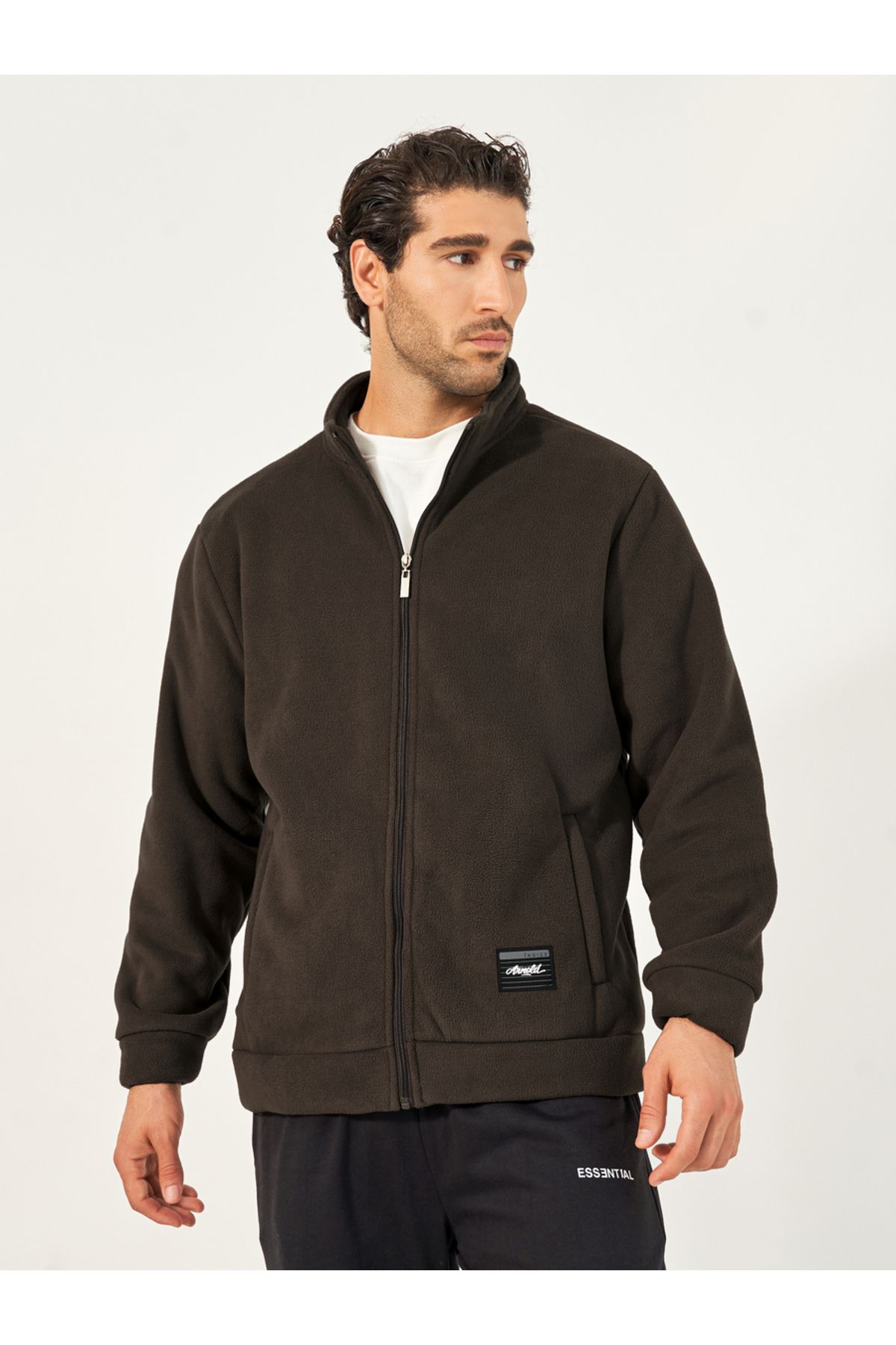 Styli-Fleece Utility Jacket with Full Zip Closure 1