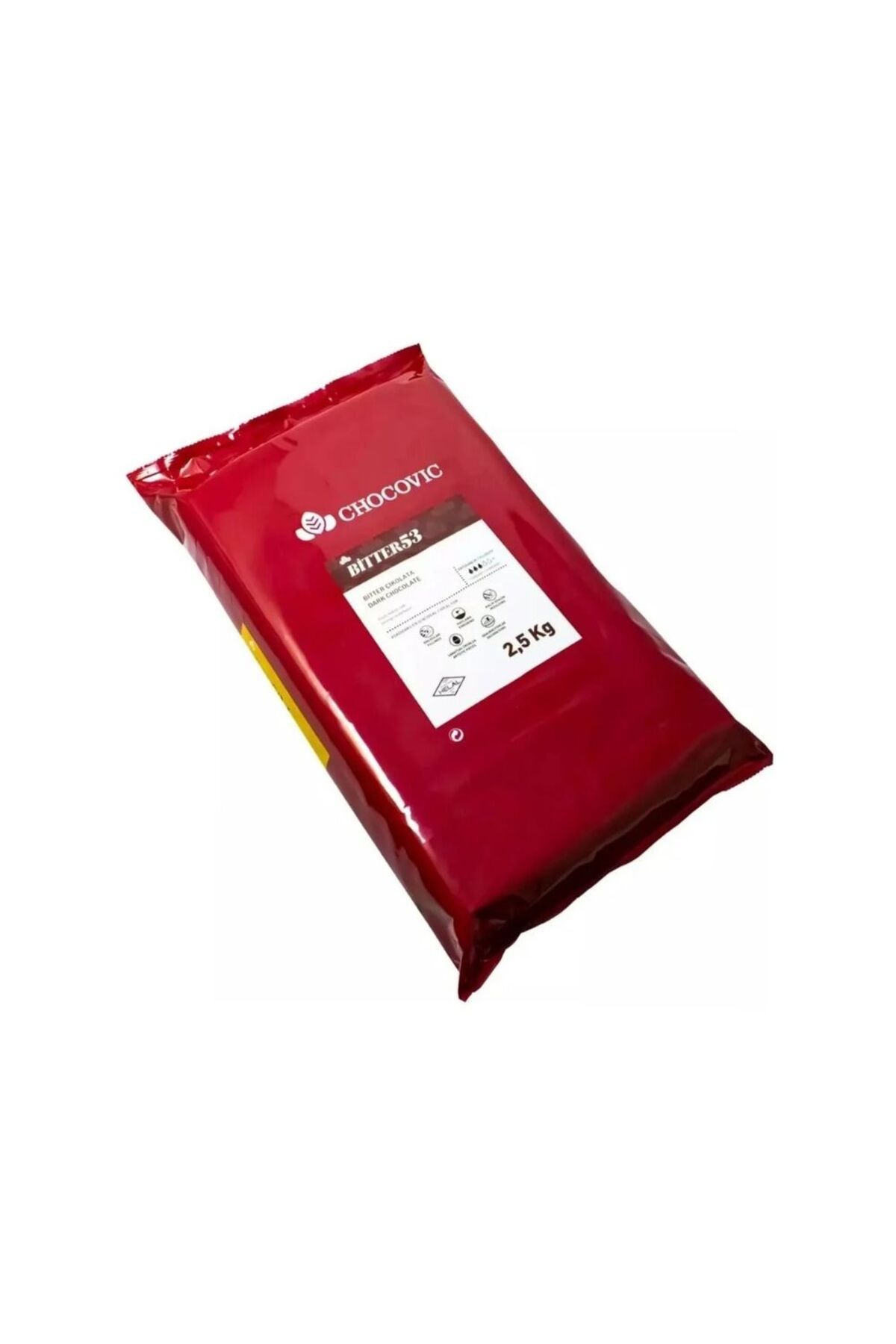 Callebaut Chocovic Bitter Kuvertür Çikolata 2,5 Kg