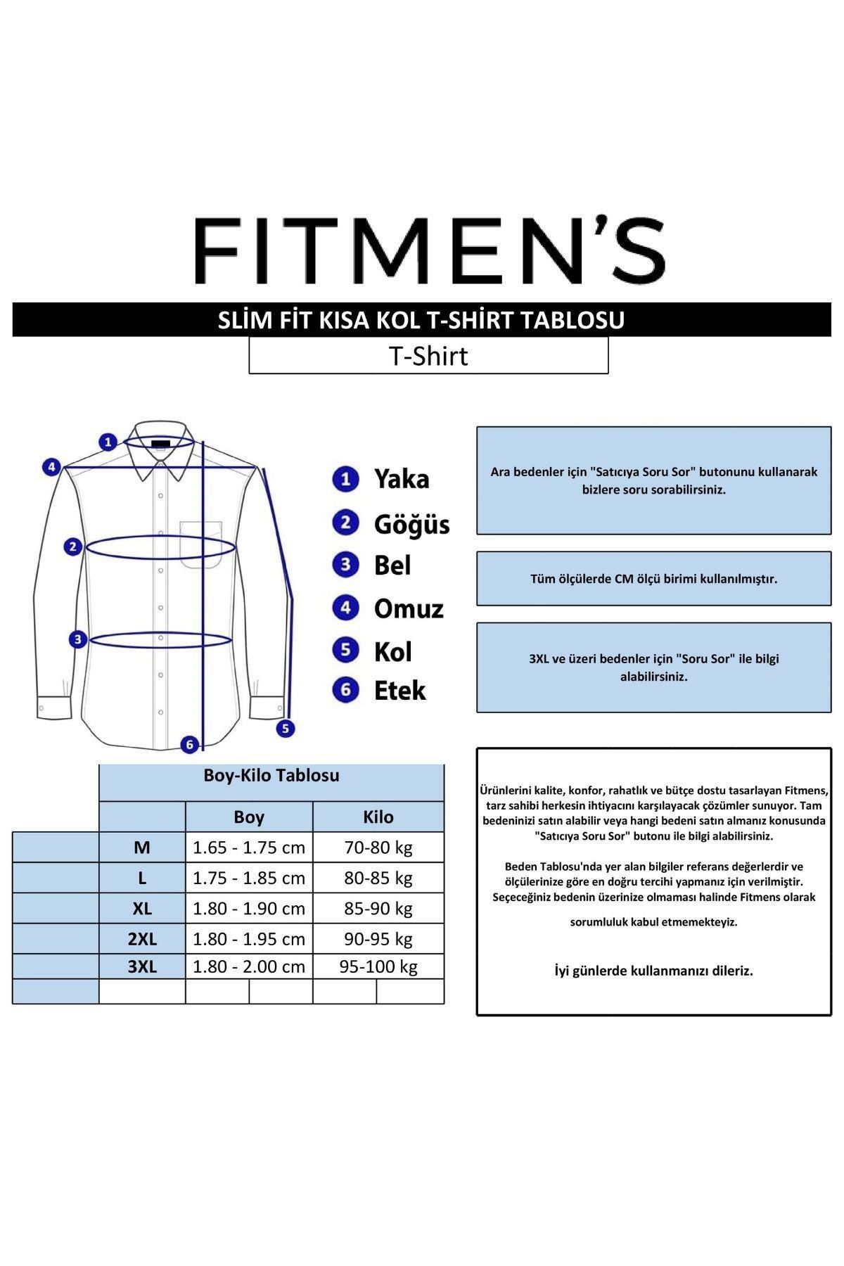 Fitmens-تي شيرت من نسيج القطن بقصة ضيقة وقابل للتمدد برقبة بولو Fs- 003012   - أسود 6