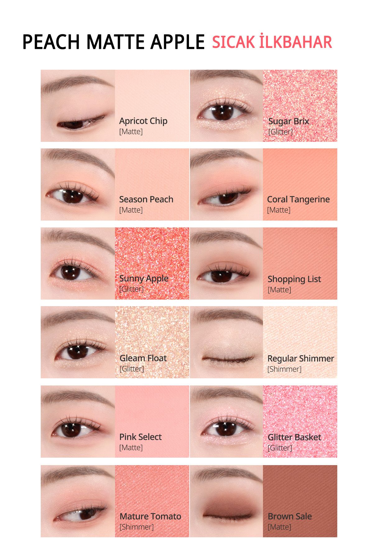 كليو-Clio Pro Eye Palette Air - لوحة ظلال عيون ذات ملمس خفيف وألوان كثيفة (09 Peach Mate Apple) 4