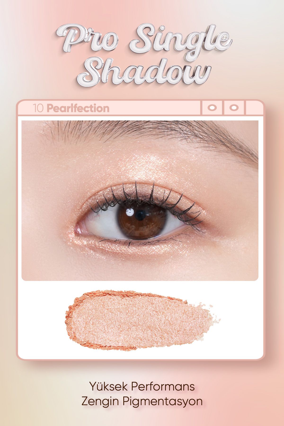 CLIO-Single Headlight with Pearl Luminous Creamy Texture Clio Pro Single Shadow (23Fw) (G10 Pearfection) 2