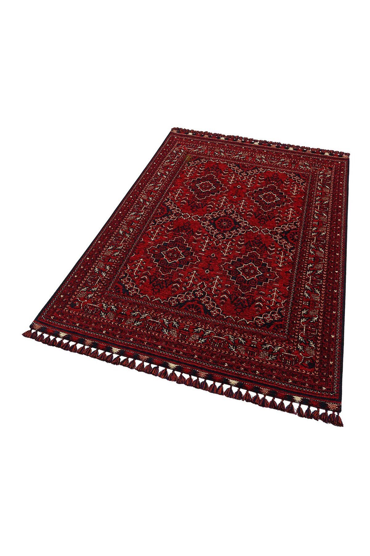 Eko Halı-Vapor Bhr 05 - Fine Woven Carpet with Afghan/Greasy Pattern, Dustproof, Washable, Non-Slip 4