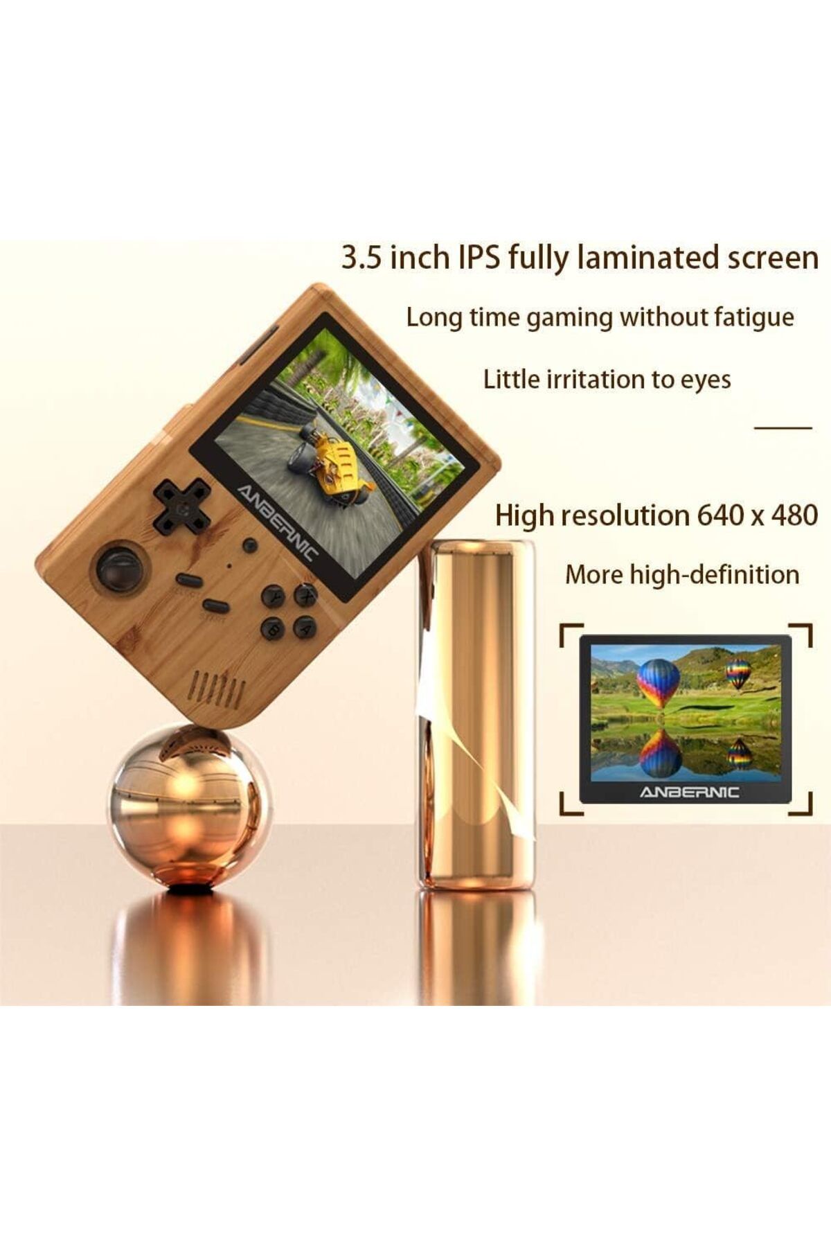 ANBERNIC-RG351V Handheld Game Console Open Source System Built-in WiFi 64G TF Card 2500 Classic Games 2