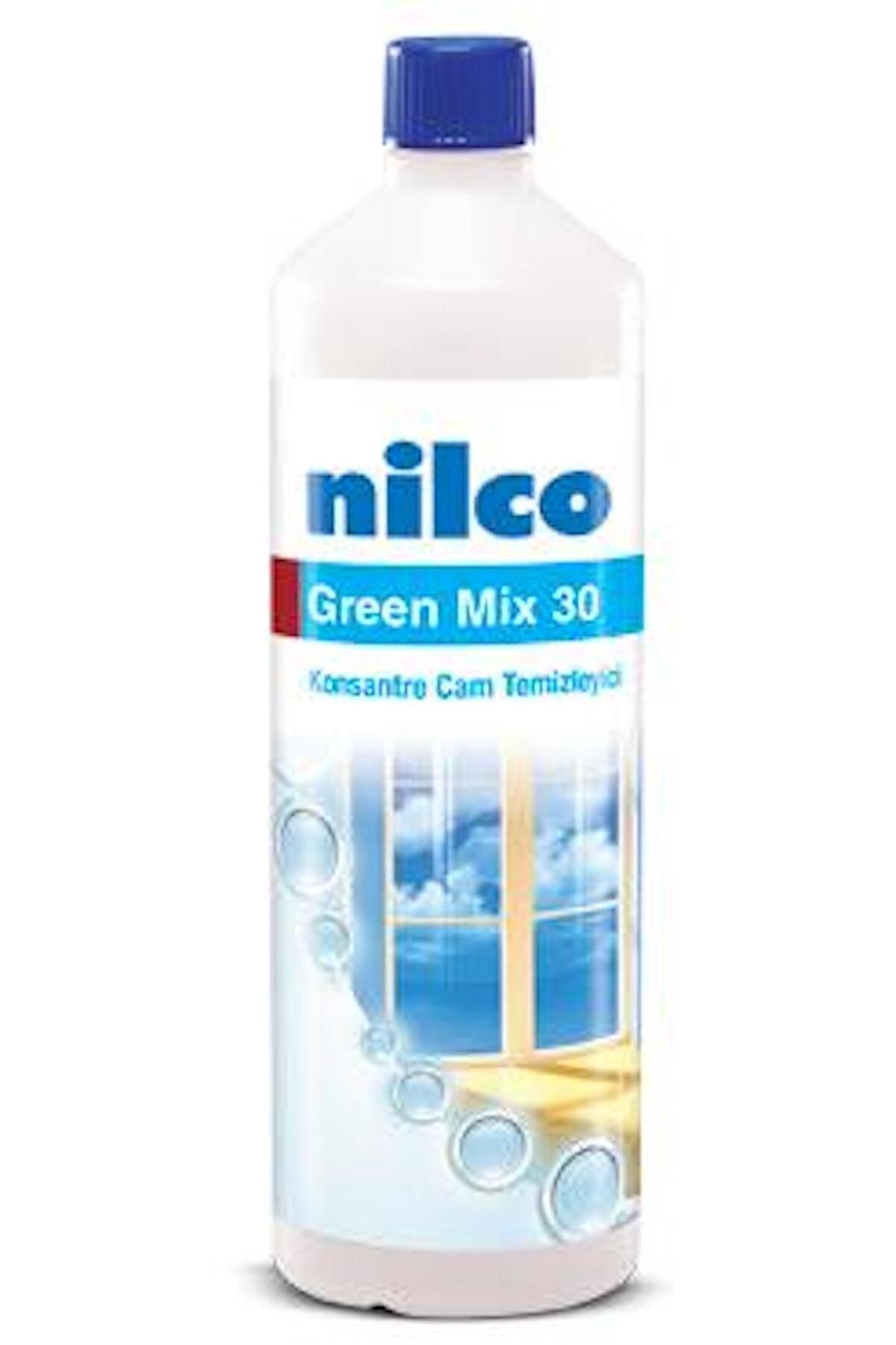 nilco NİLCO GREENMİX 30 KONSANTRE CAM TEMİZLEYİCİ 1000 ML