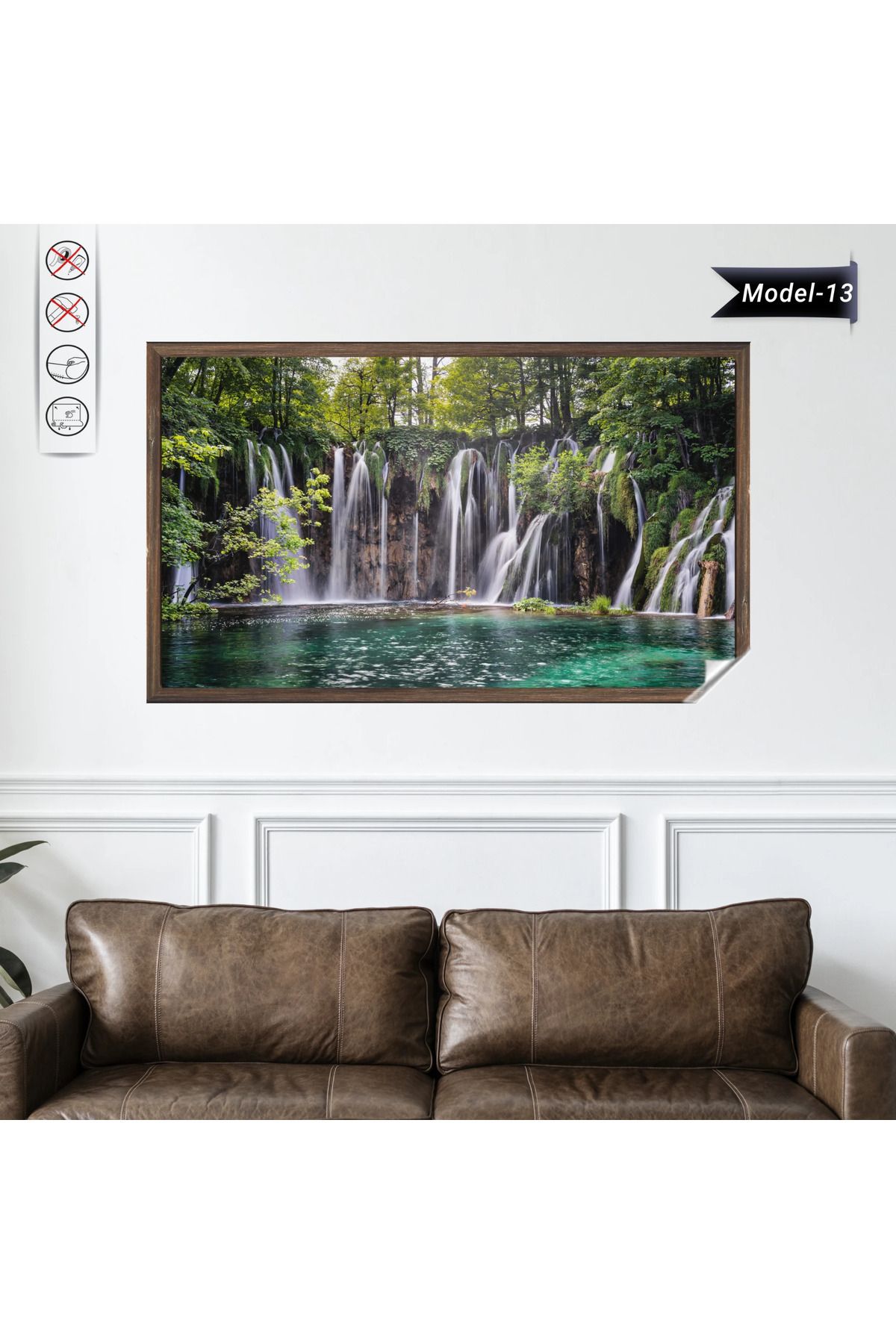 ZERO LAND Statik Tutunma Özellikli Tablo - Poster Manzara (Model-13) 65 CM X 117 CM DRSTR