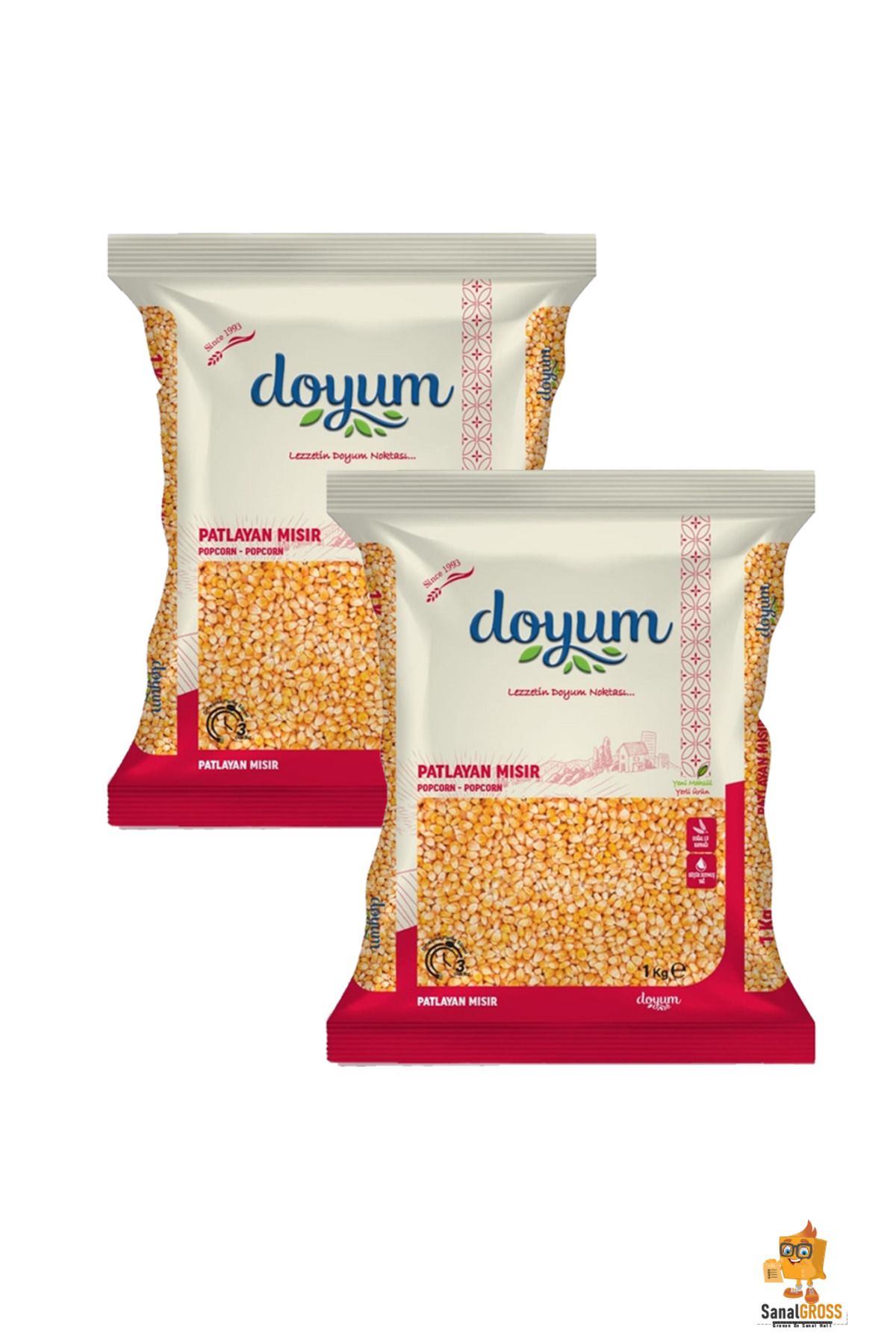 Doyum Patlayan Mısır 1 Kg X 2 Paket