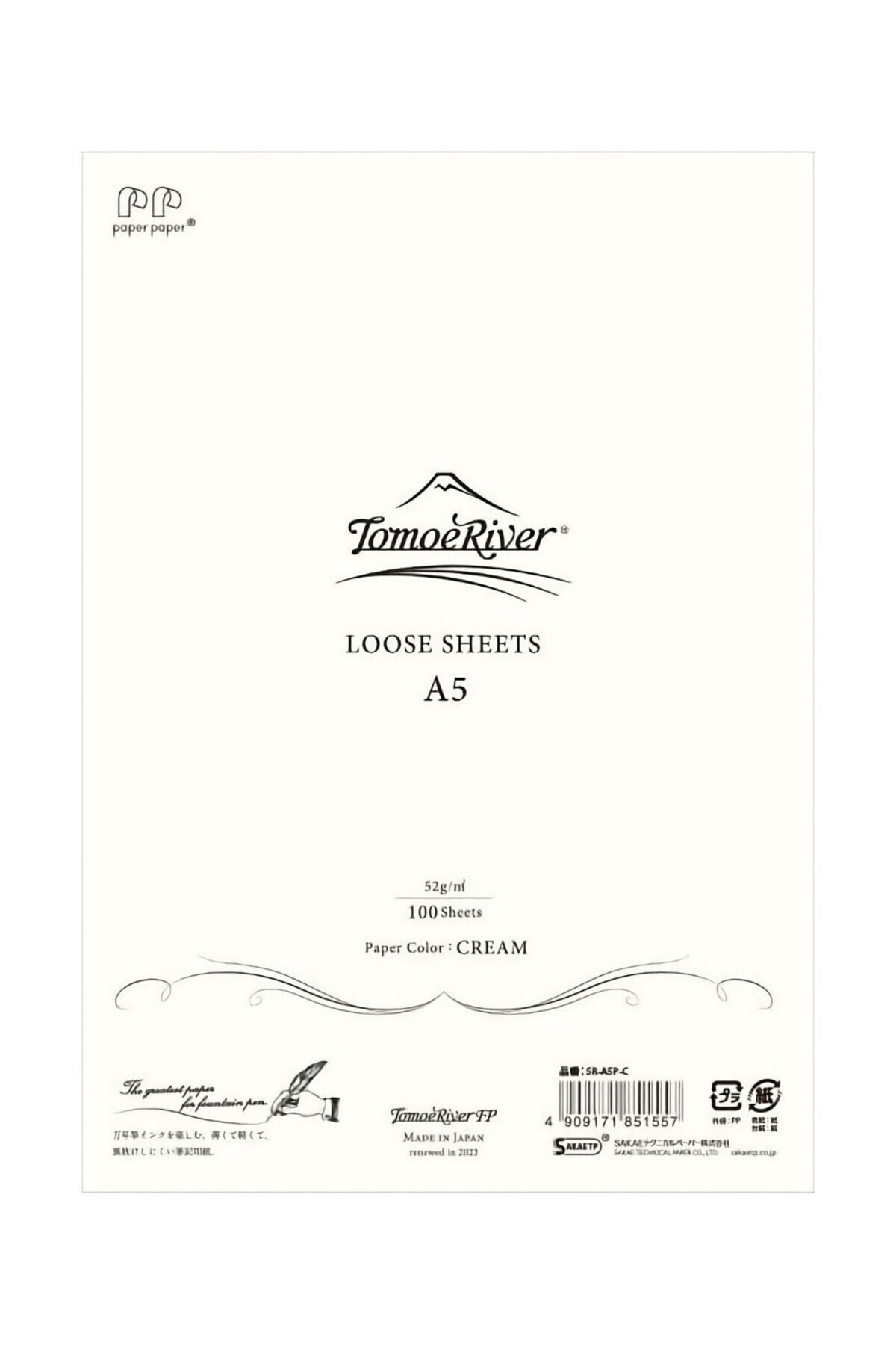 Tomoe River Kampanyalı Tomoe River FP 52gsm - 100 Gevşek Sayfa A5 Krem