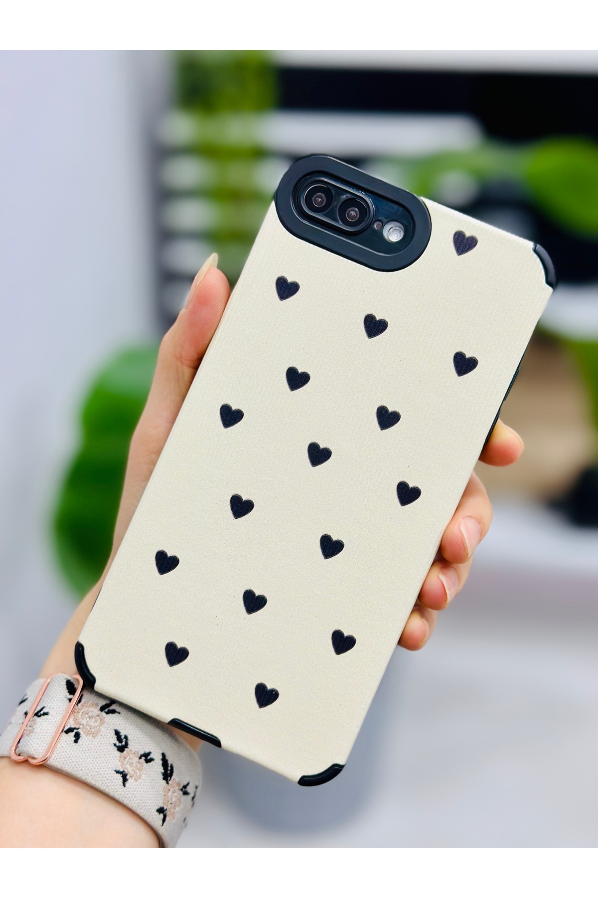 Iphone 7 Plus - Model Case with 8 Plus Compatible Coating Design